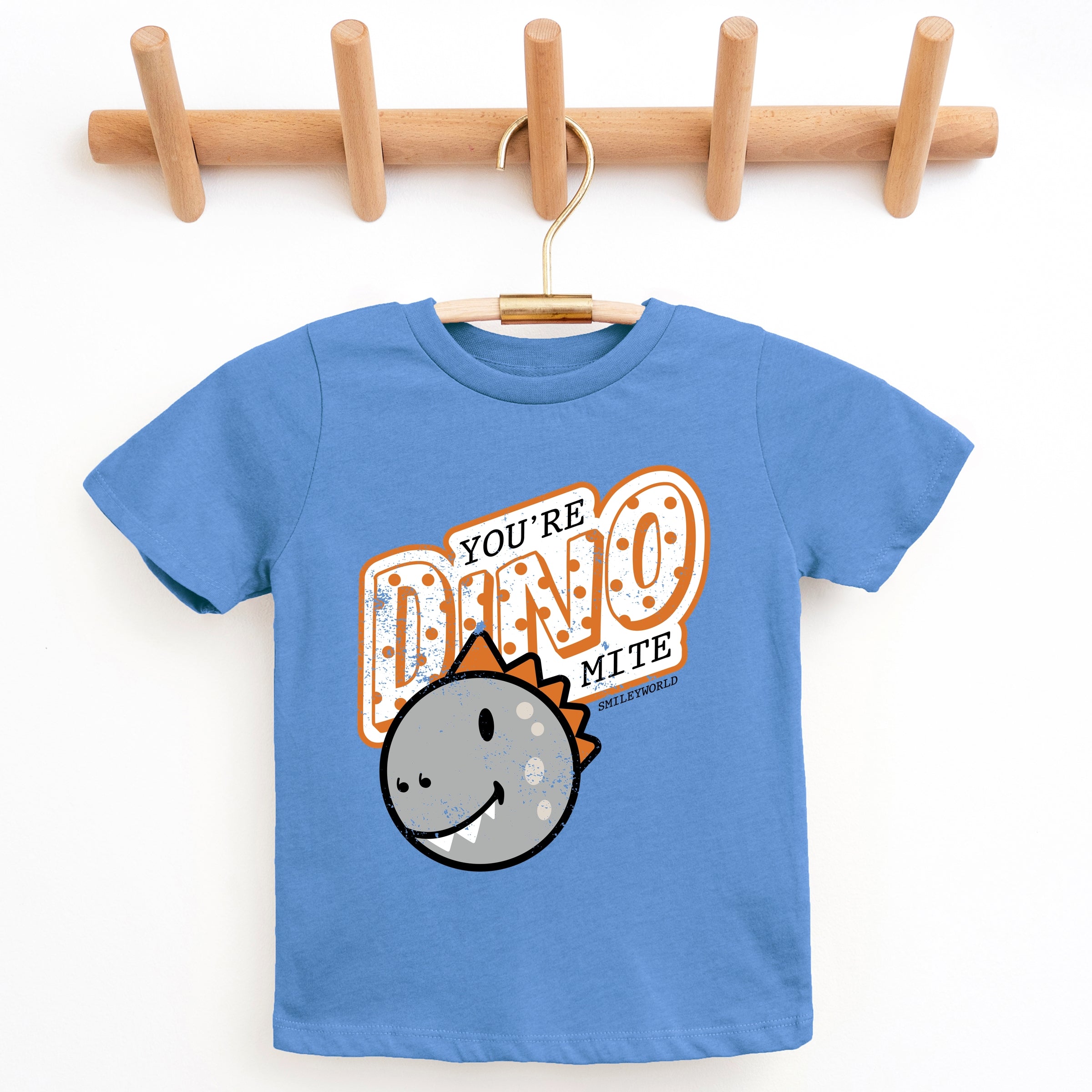 SmileyWorld You're Dino-Mite - Youth Short Sleeve Graphic T-Shirt