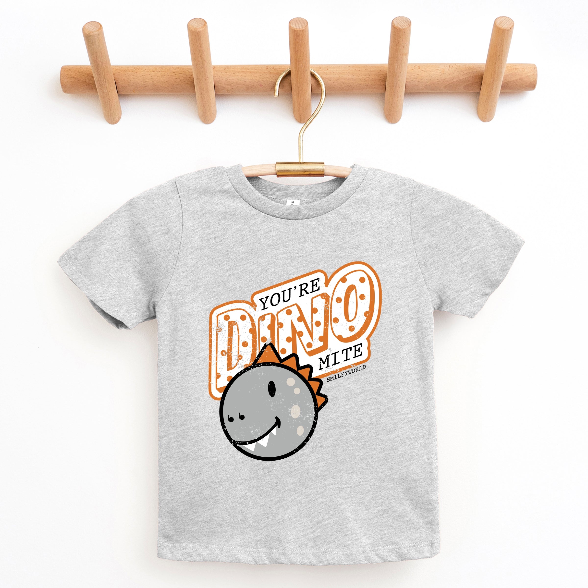 SmileyWorld You're Dino-Mite - Youth Short Sleeve Graphic T-Shirt