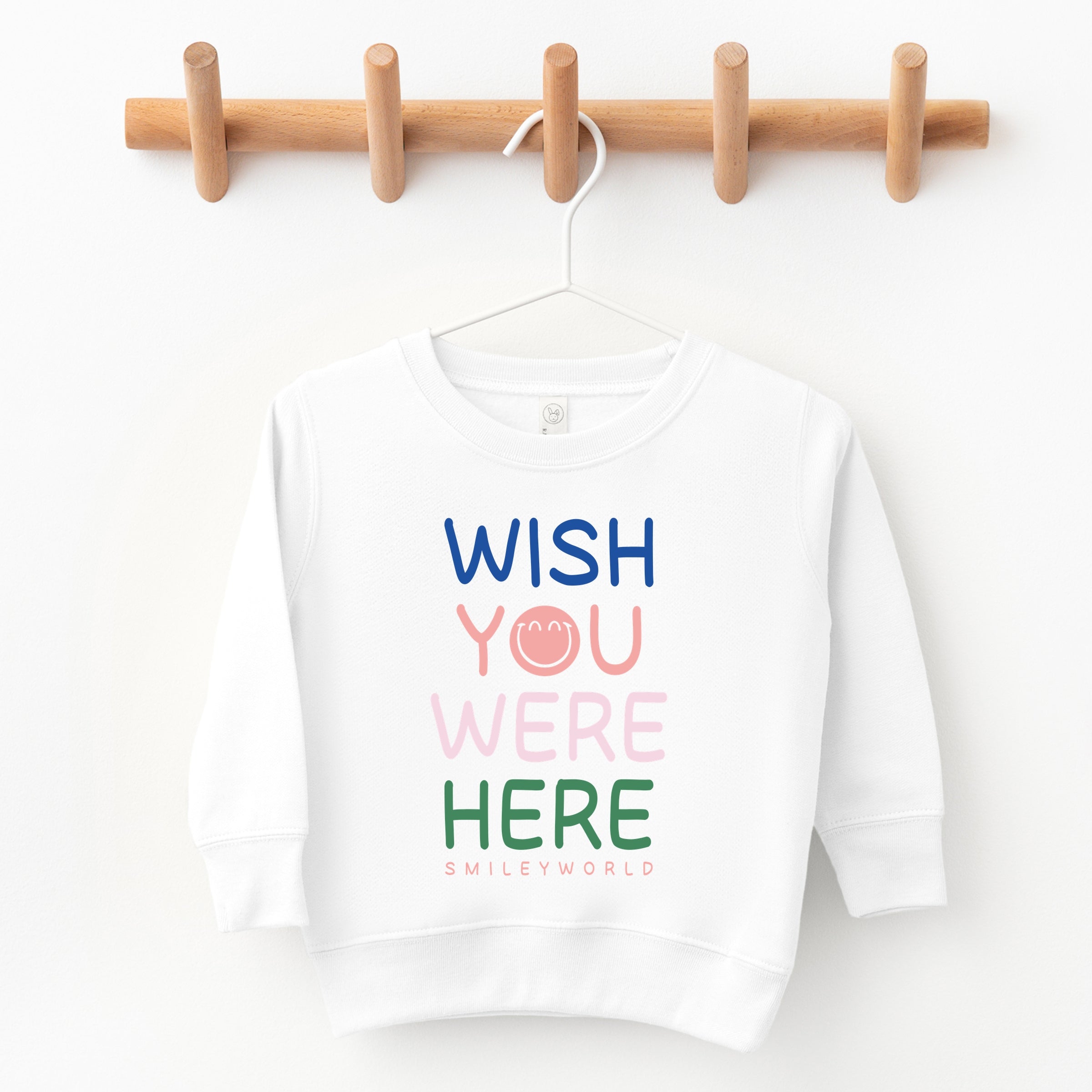 SmileyWorld Wish You Were Here - Toddler Graphic Sweatshirt