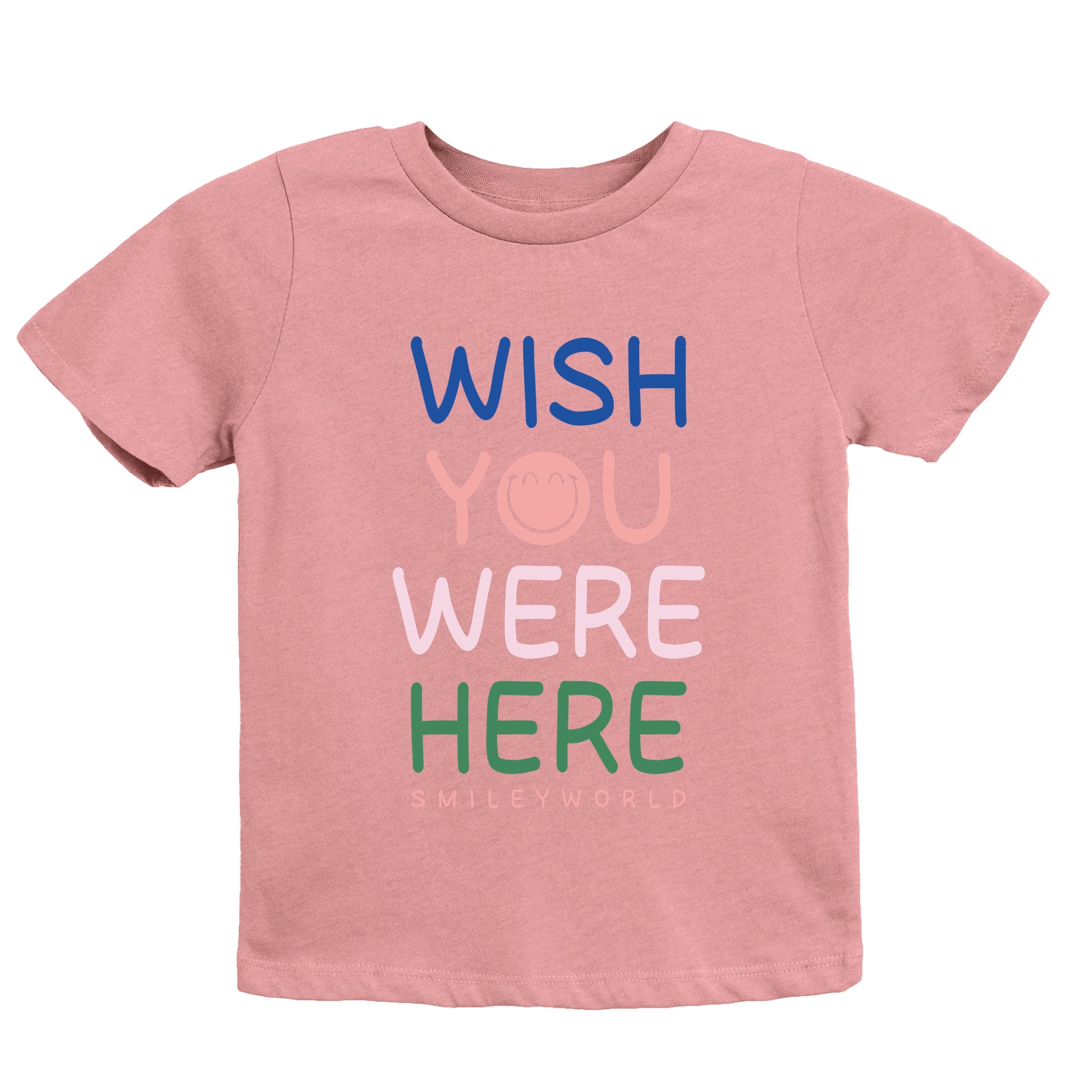SmileyWorld Wish You Were Here - Youth Short Sleeve Graphic T-Shirt