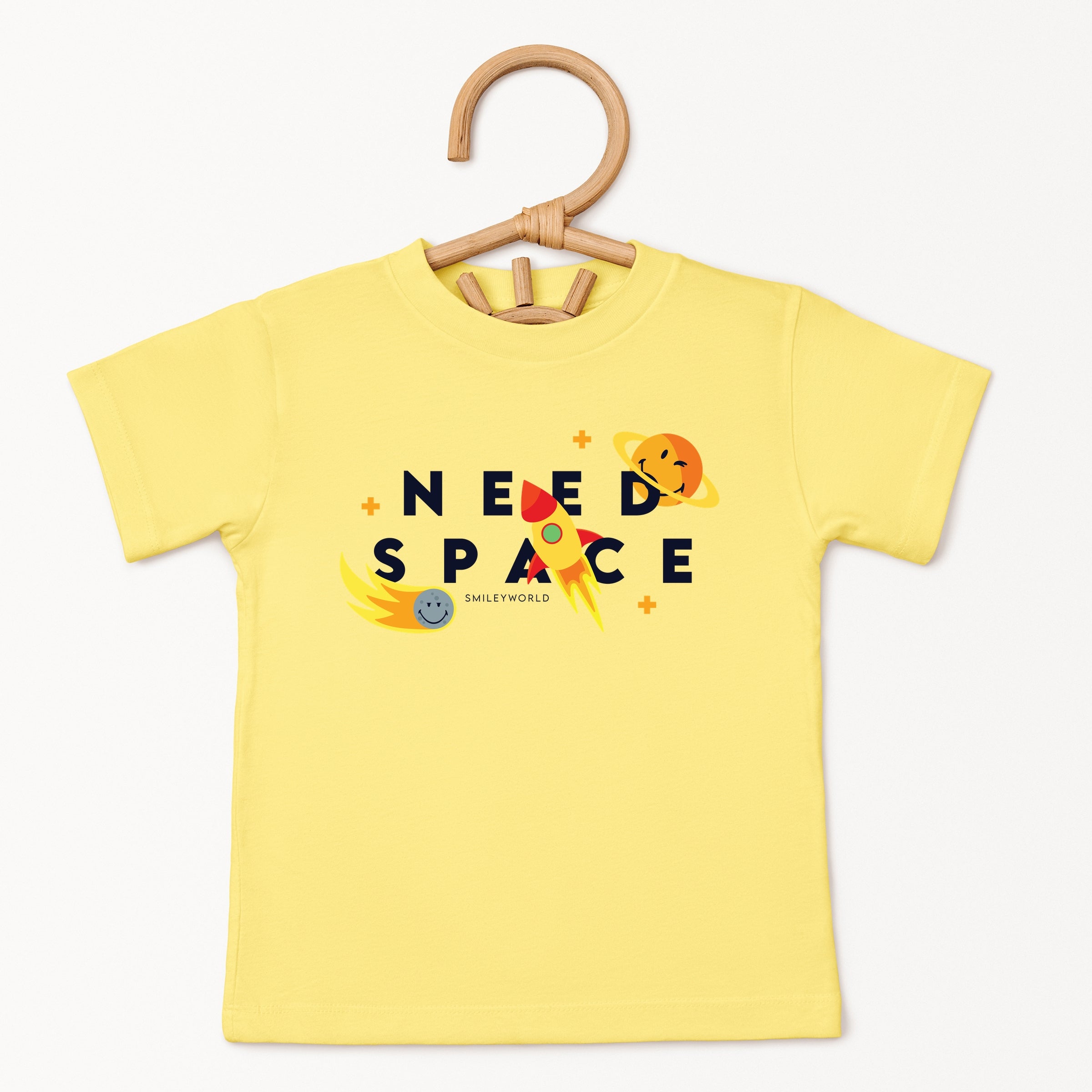 SmileyWorld Need Space - Toddler Short Sleeve Graphic T-Shirt