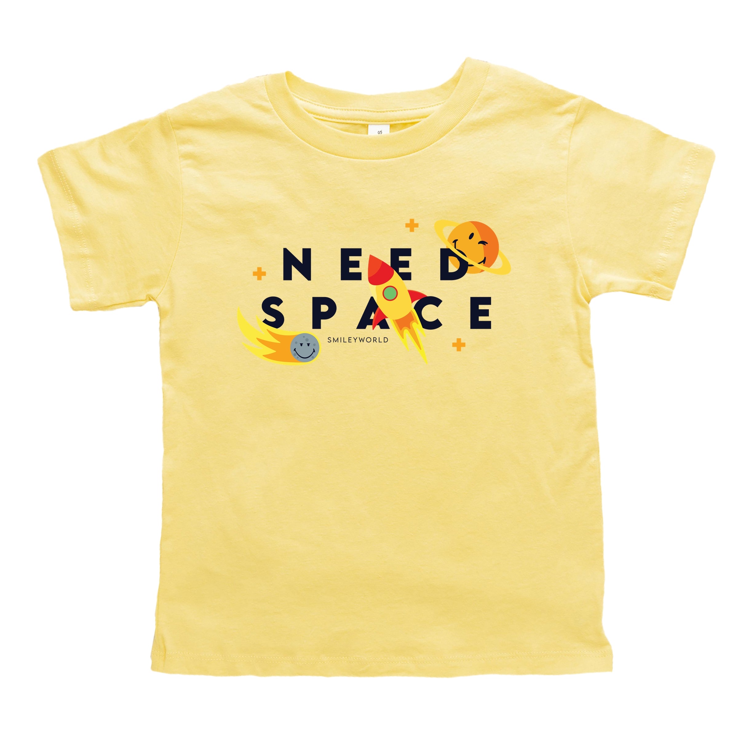 SmileyWorld Need Space - Toddler Short Sleeve Graphic T-Shirt