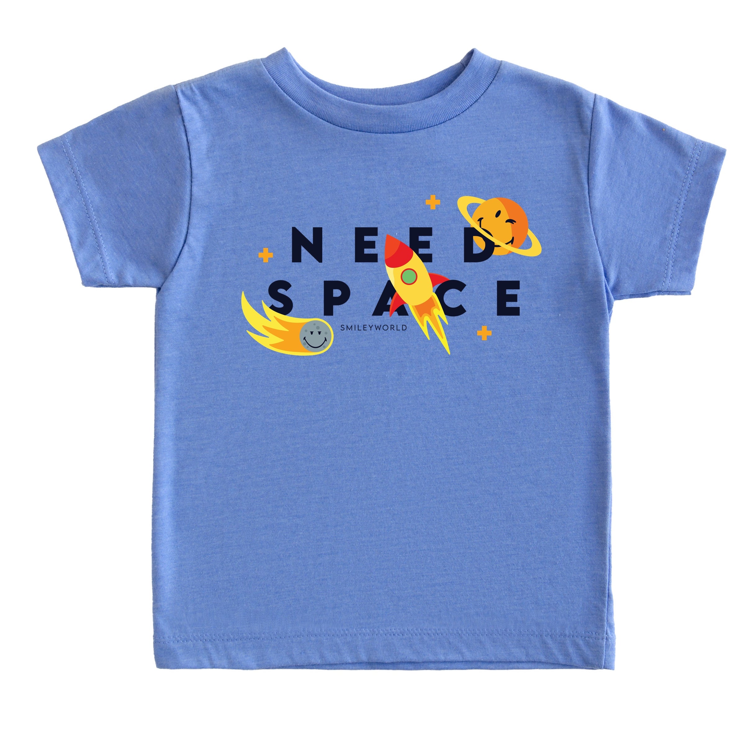 SmileyWorld Need Space - Toddler Short Sleeve Graphic T-Shirt
