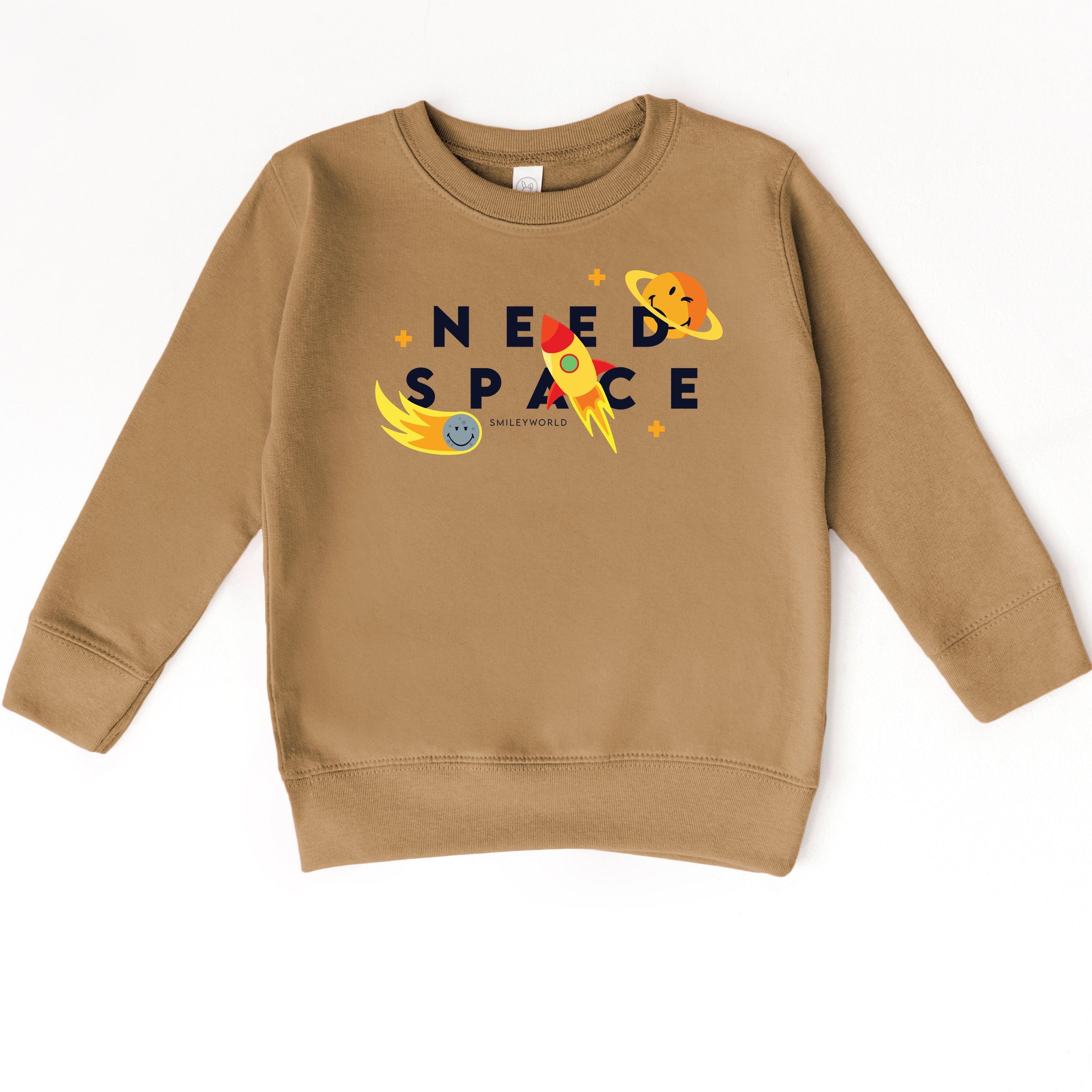 SmileyWorld Need Space - Toddler Graphic Sweatshirt