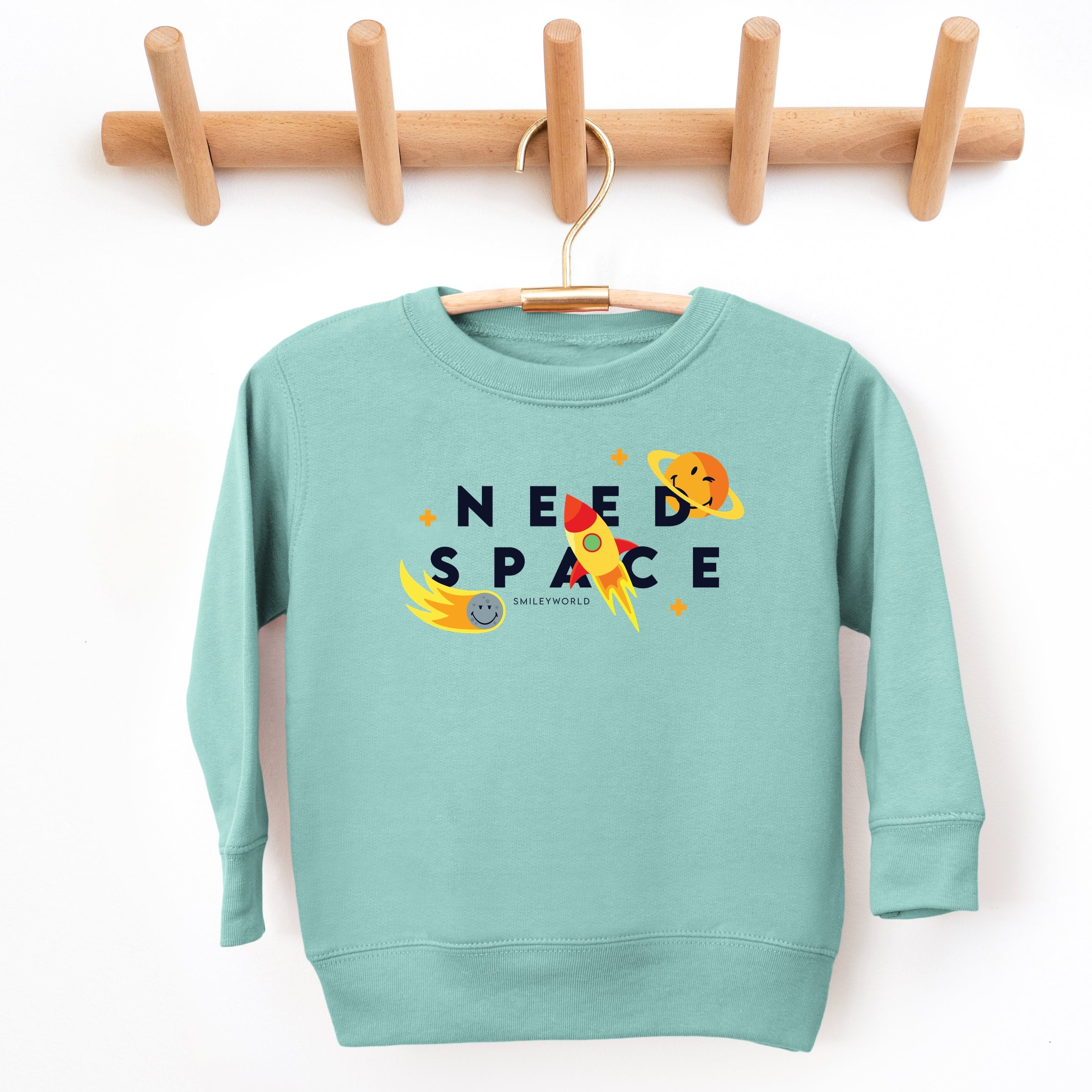 SmileyWorld Need Space - Toddler Graphic Sweatshirt