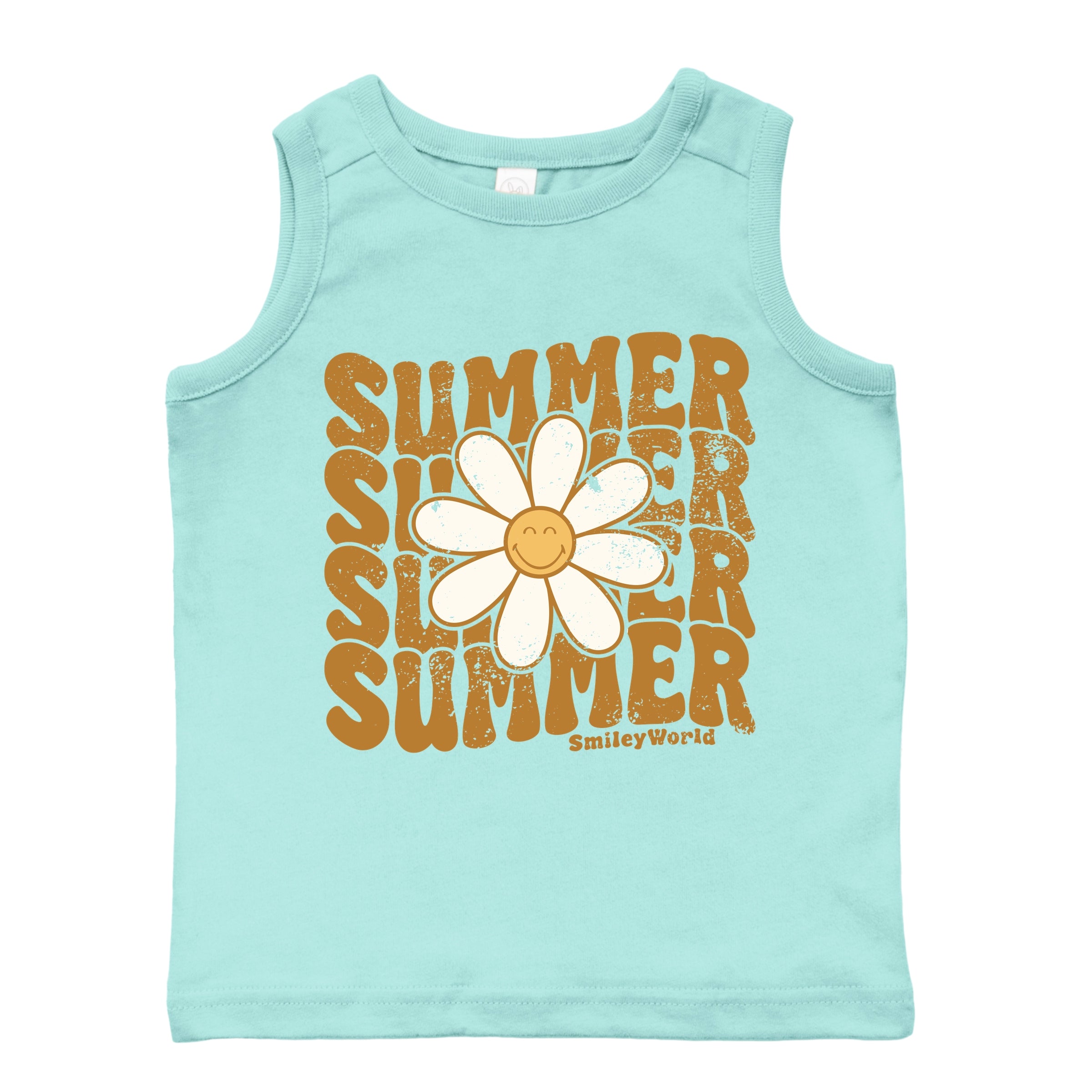 SmileyWorld Summer Wave Stacked - Toddler Graphic Tank