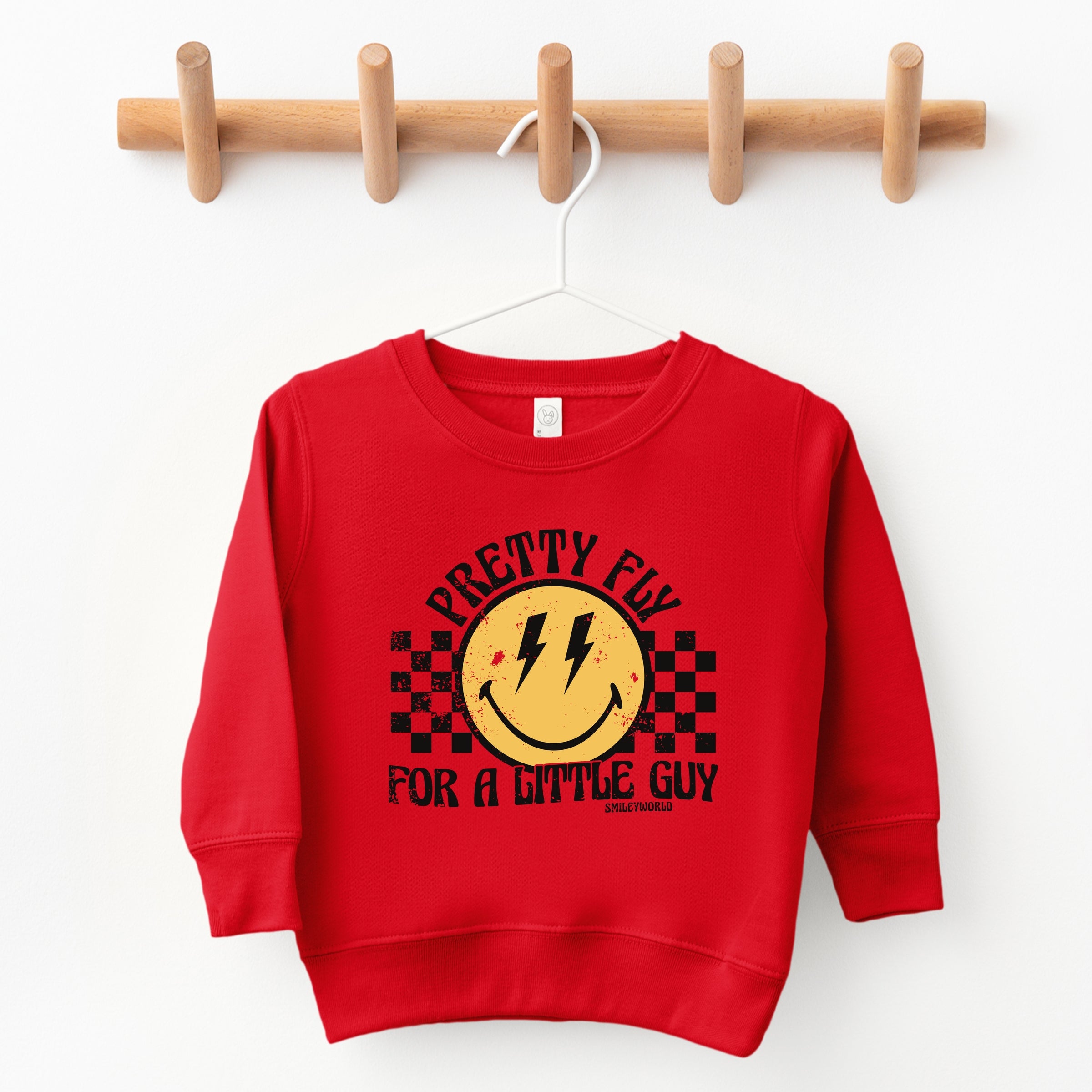 SmileyWorld Pretty Fly For A Little Guy - Toddler Graphic Sweatshirt