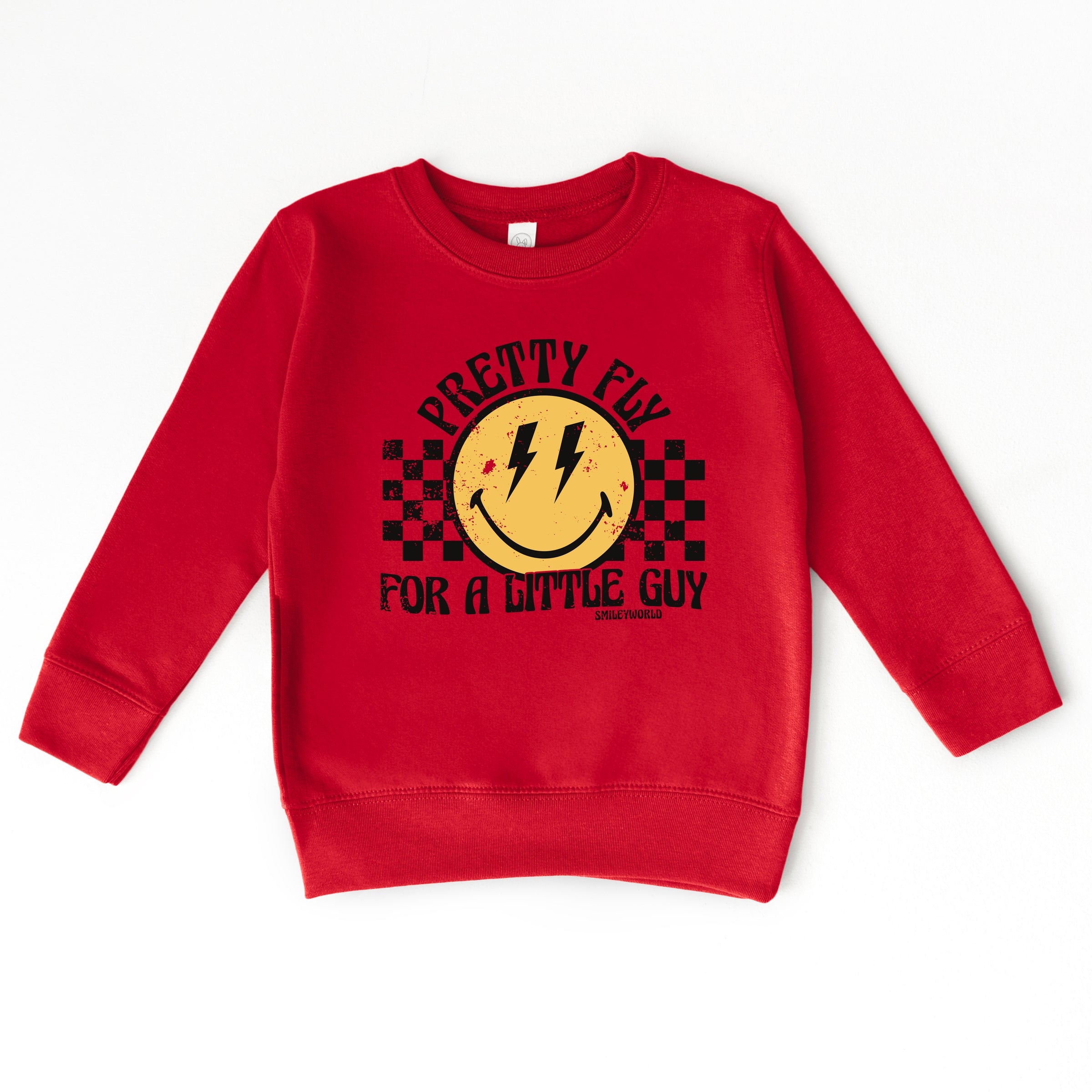 SmileyWorld Pretty Fly For A Little Guy - Toddler Graphic Sweatshirt