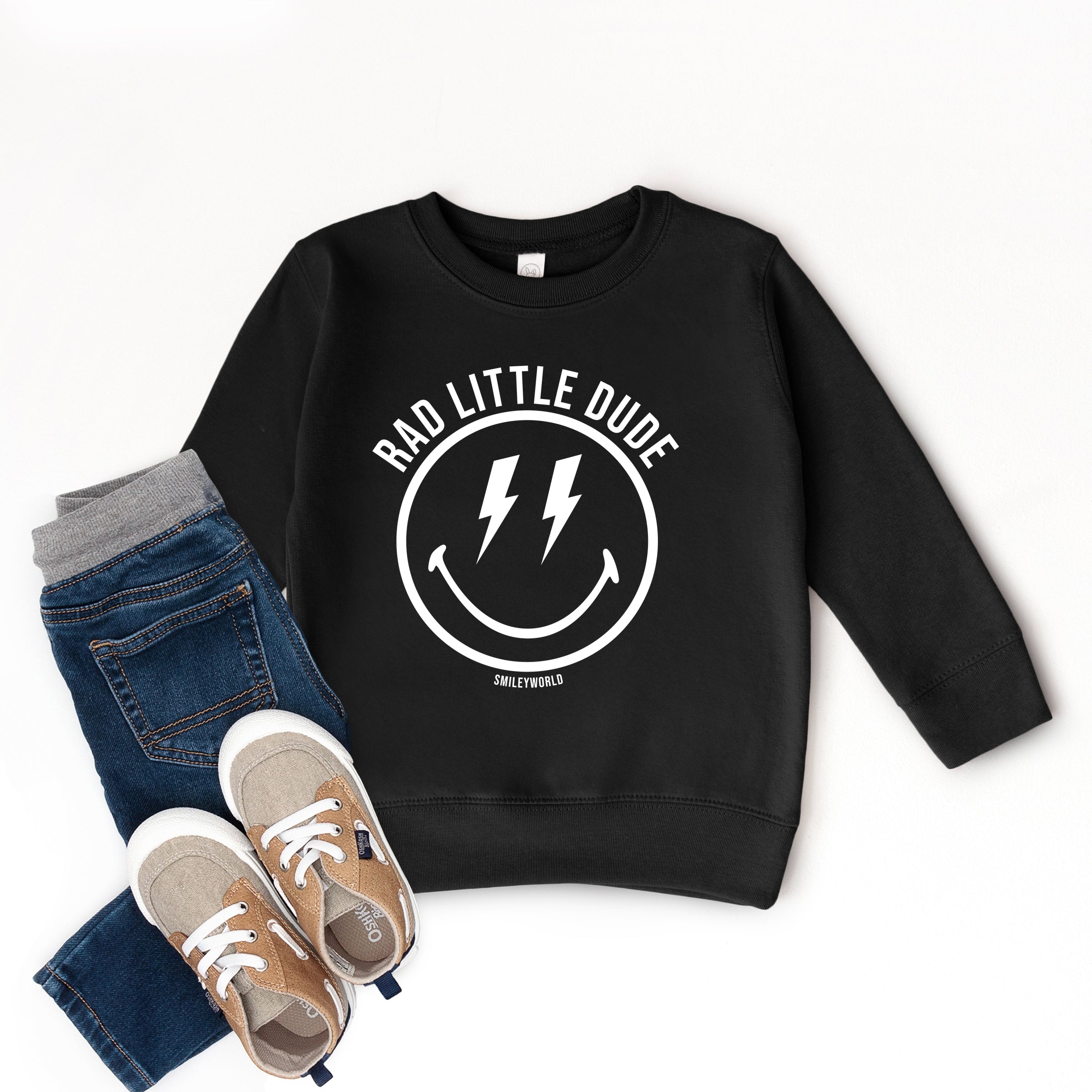 SmileyWorld Rad Little Dude - Toddler Graphic Sweatshirt