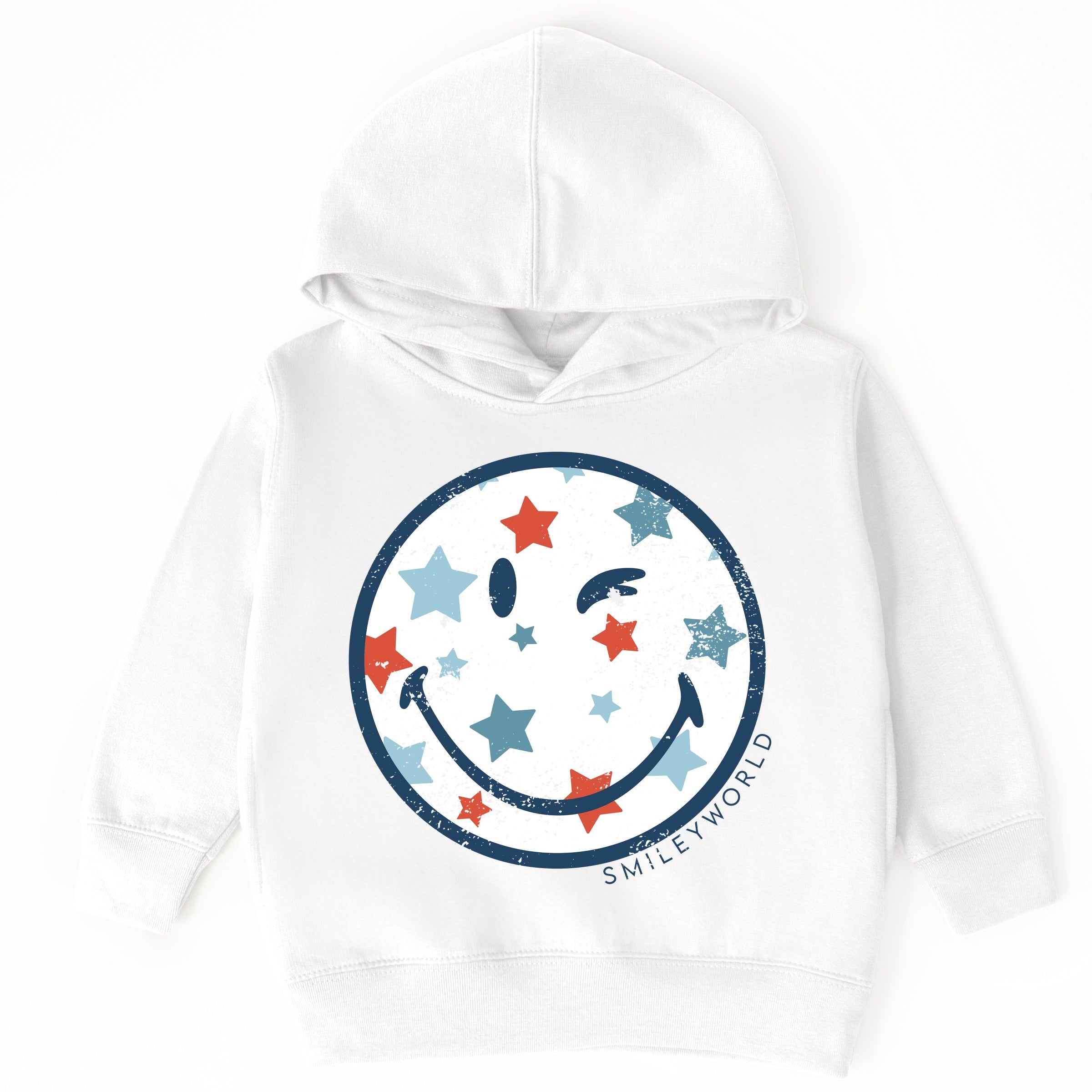 SmileyWorld Patriotic Star Wink - Toddler Hoodie
