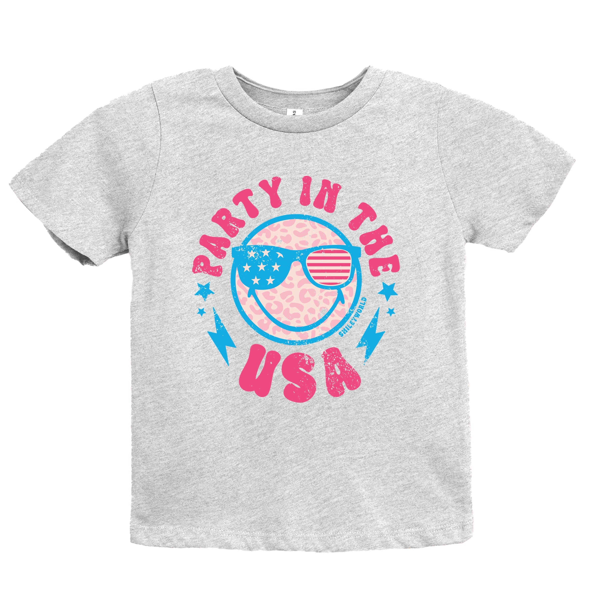 SmileyWorld Party In The USA - Youth Short Sleeve Graphic T-Shirt