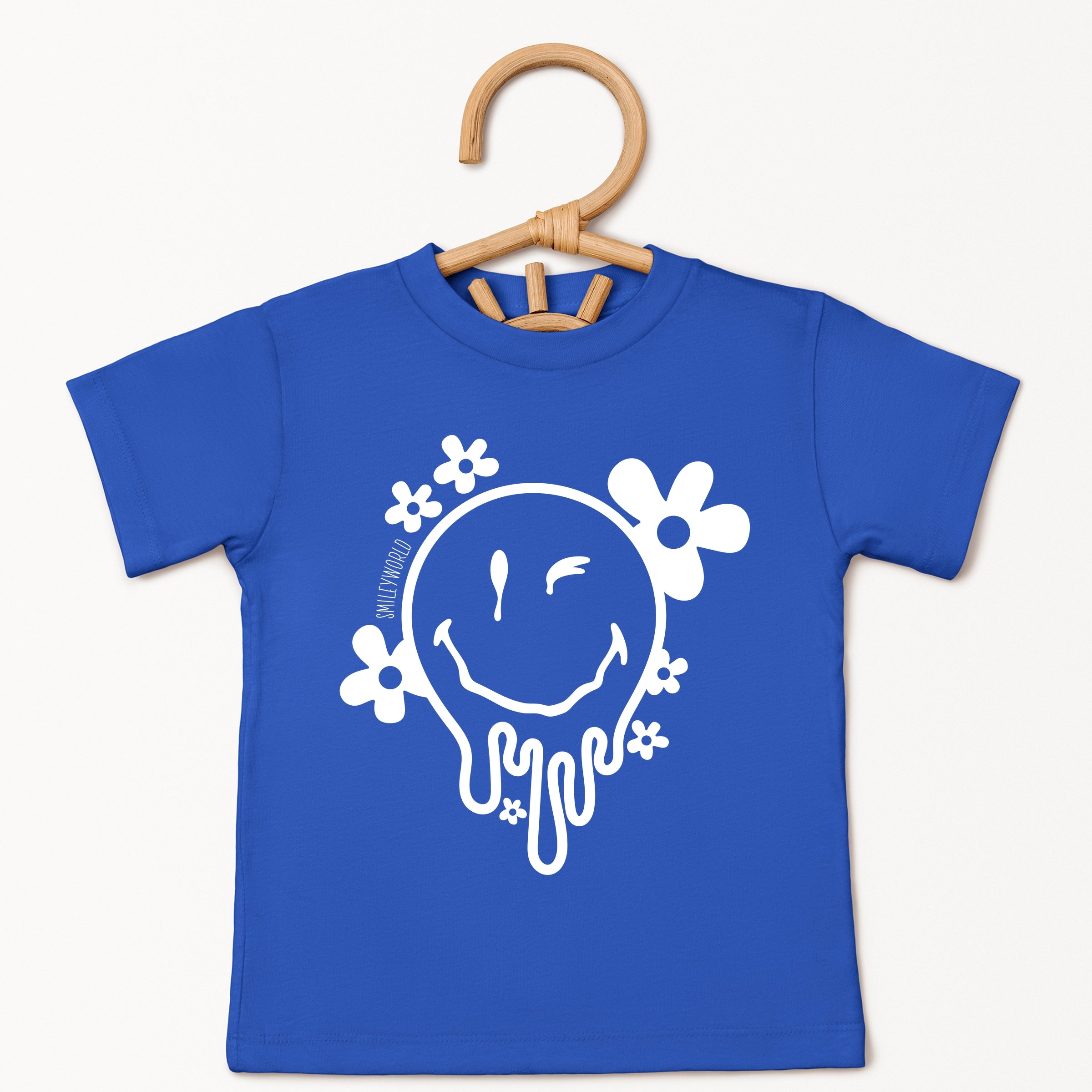 SmileyWorld Melting Outline - Toddler Short Sleeve Graphic T-Shirt