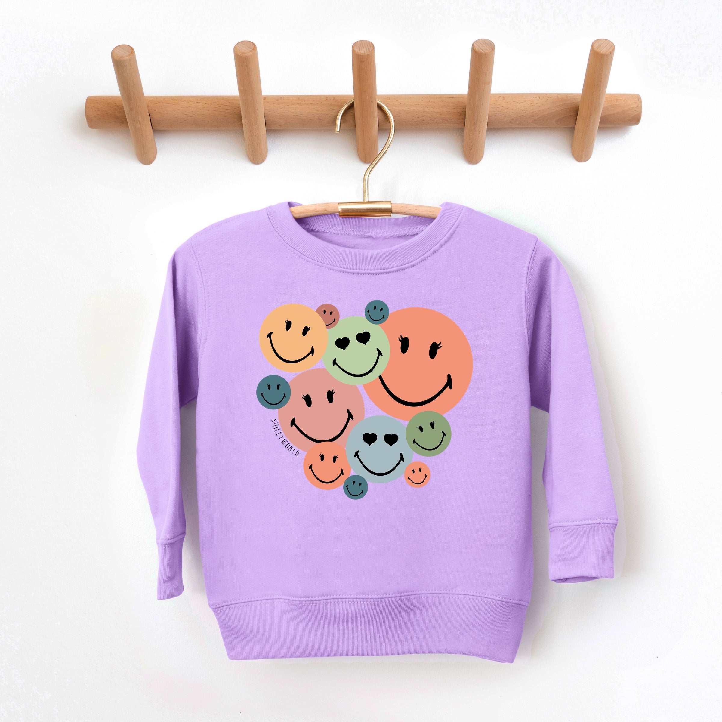 SmileyWorld Stacked Smiles - Toddler Graphic Sweatshirt
