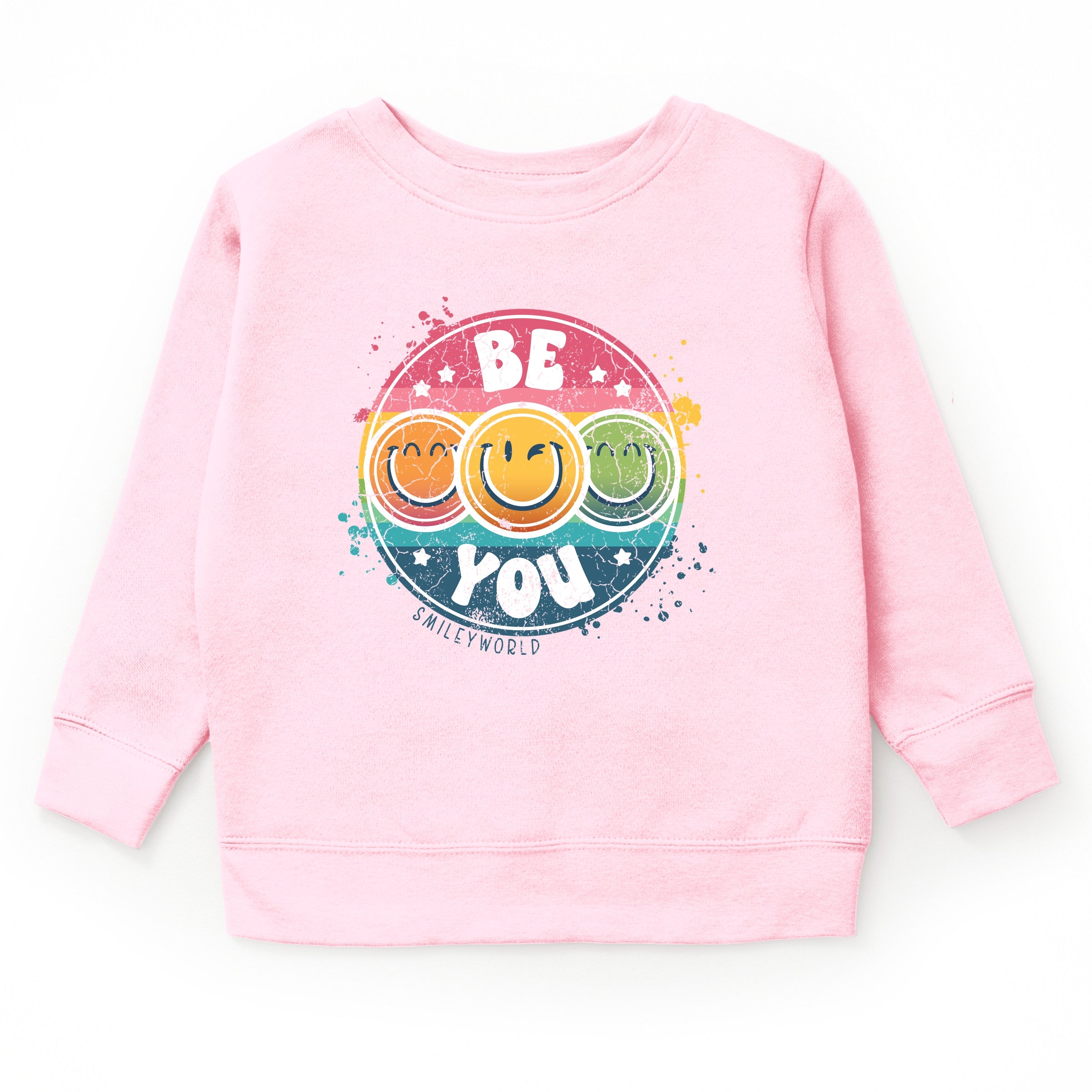 SmileyWorld Be You Rainbow Circle - Youth Graphic Sweatshirt