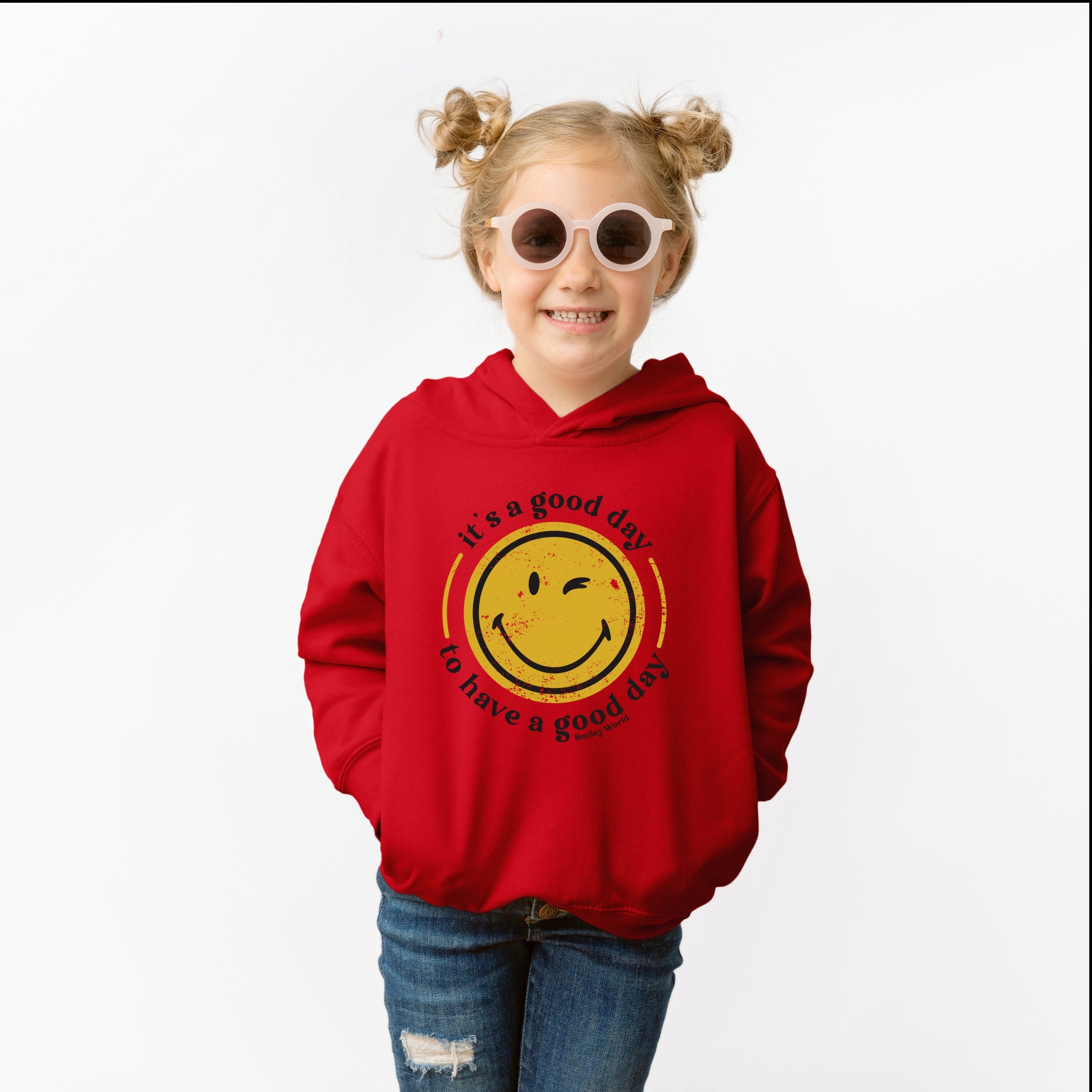 SmileyWorld It's A Good Day To Have A Good Day Circle - Toddler Hoodie