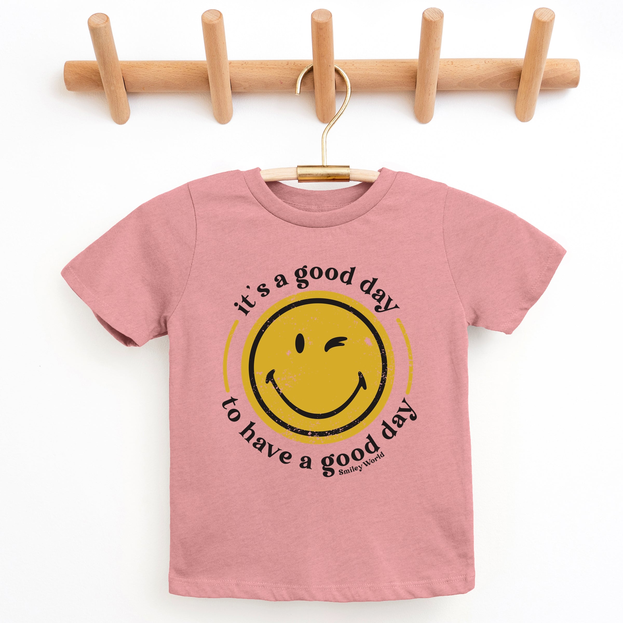 SmileyWorld It's A Good Day To Have A Good Day Circle - Youth Short Sleeve Graphic T-Shirt