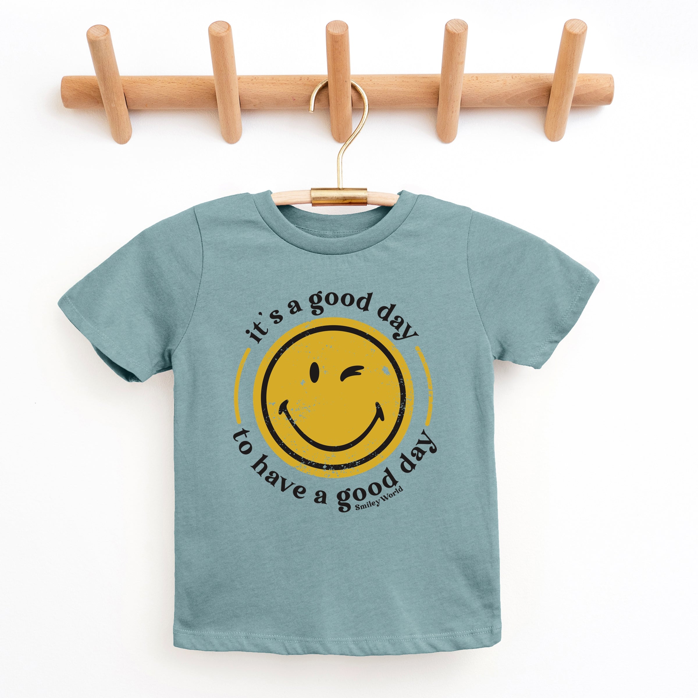 SmileyWorld It's A Good Day To Have A Good Day Circle - Youth Short Sleeve Graphic T-Shirt