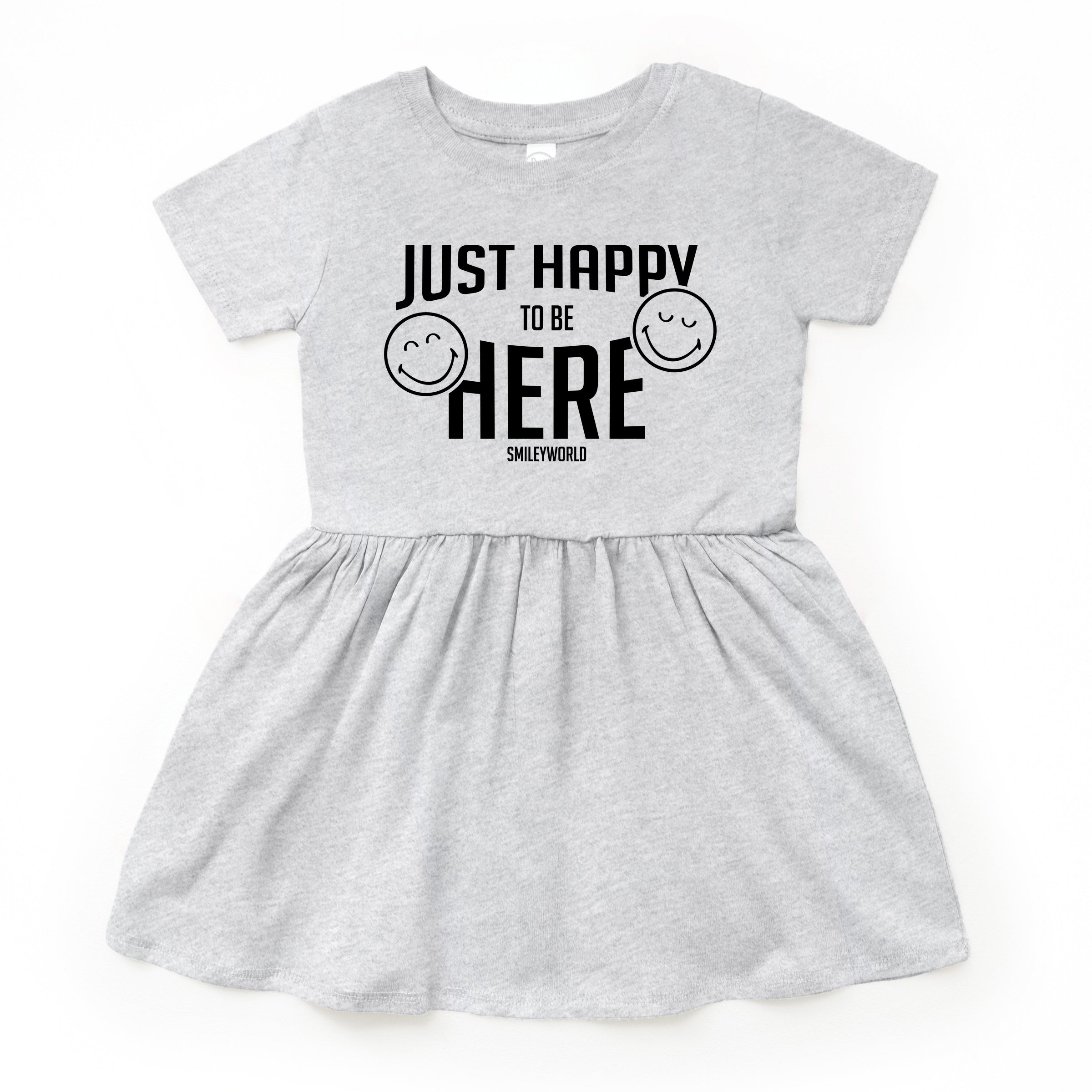 SmileyWorld Just Happy To Be Here - Toddler Graphic Dress