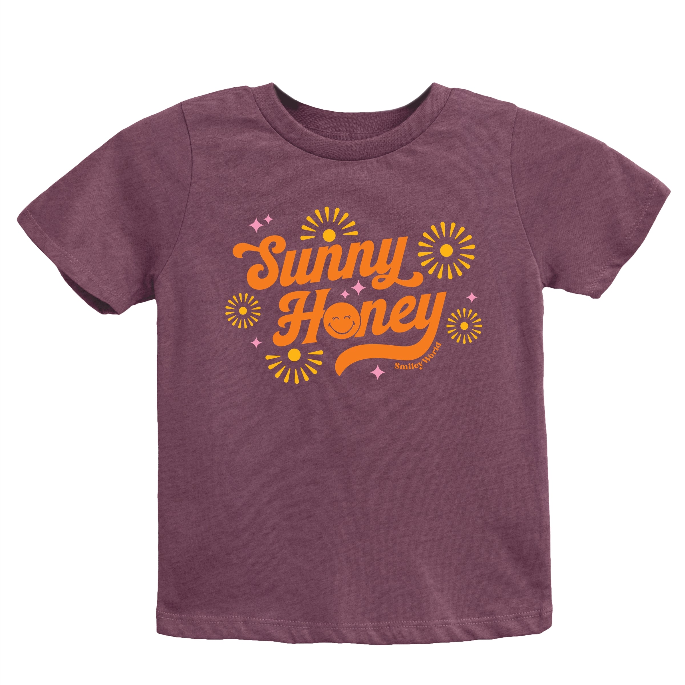 SmileyWorld Sunny Honey - Youth Short Sleeve Graphic T-Shirt