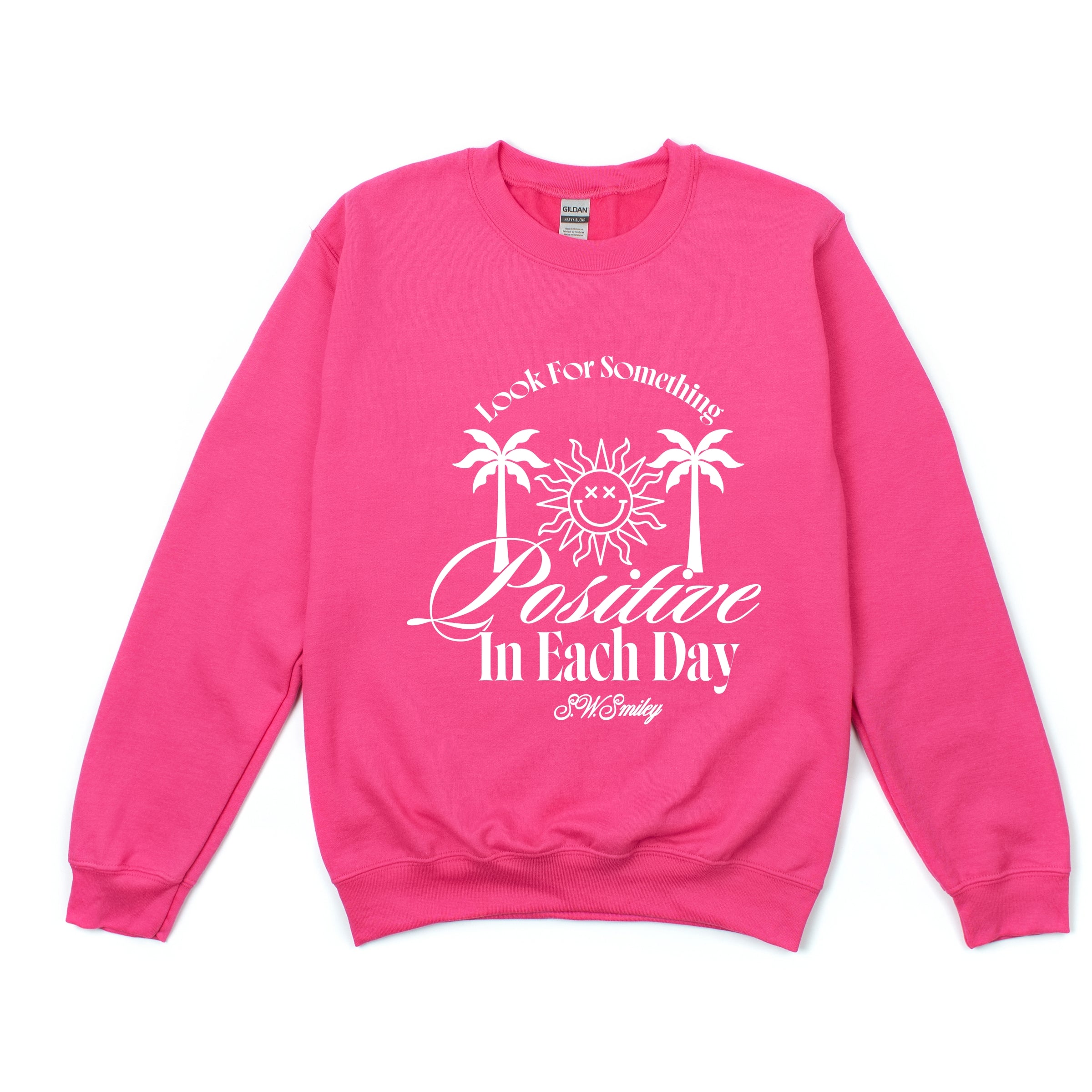 S.W.Smiley Look For Something Positive - Women's Graphic Sweatshirt