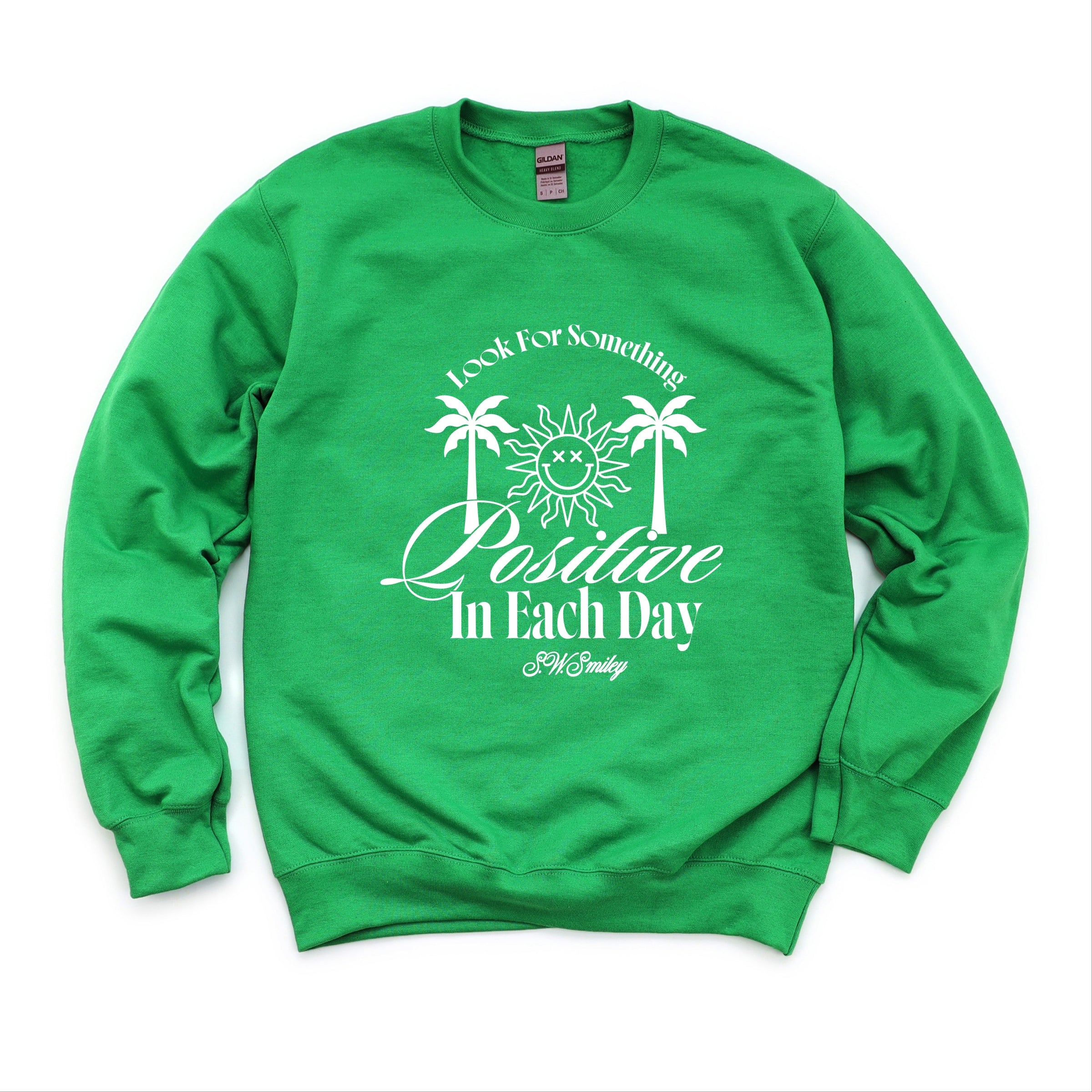 S.W.Smiley Look For Something Positive - Women's Graphic Sweatshirt