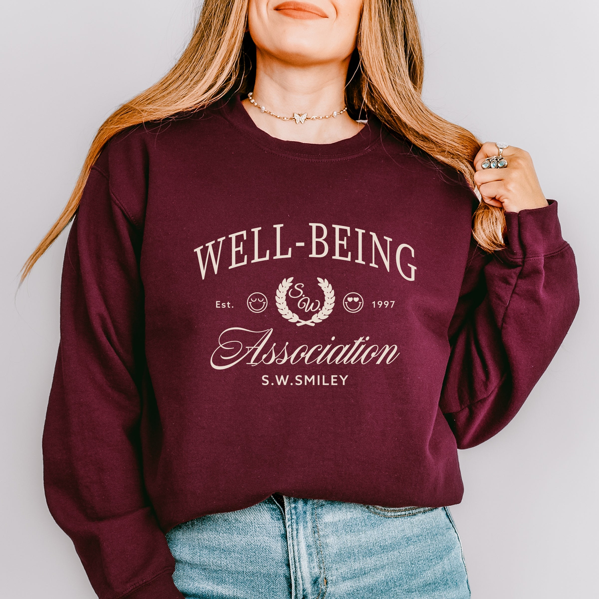S.W.Smiley Well-Being Association - Women's Graphic Sweatshirt