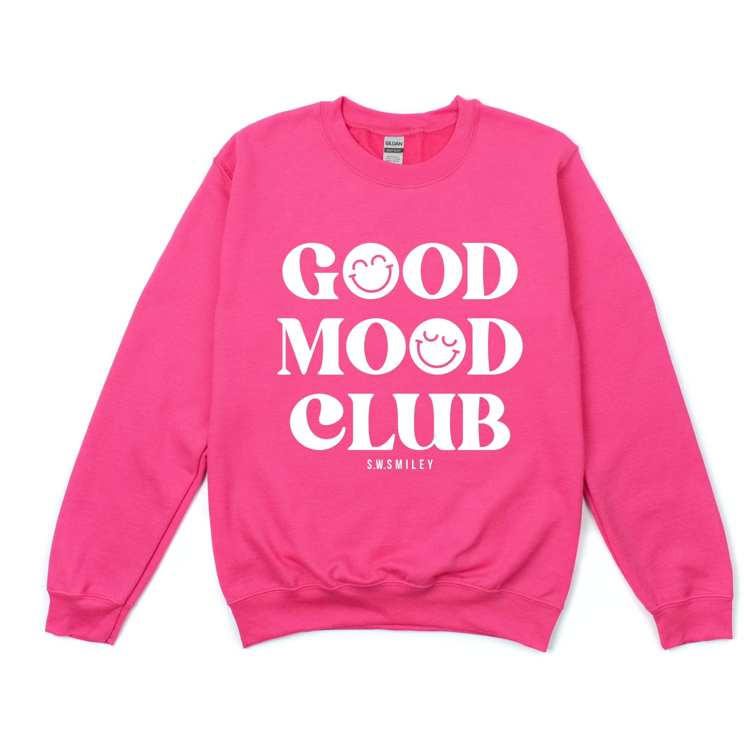 S.W.Smiley Good Mood Club - Women's Graphic Sweatshirt