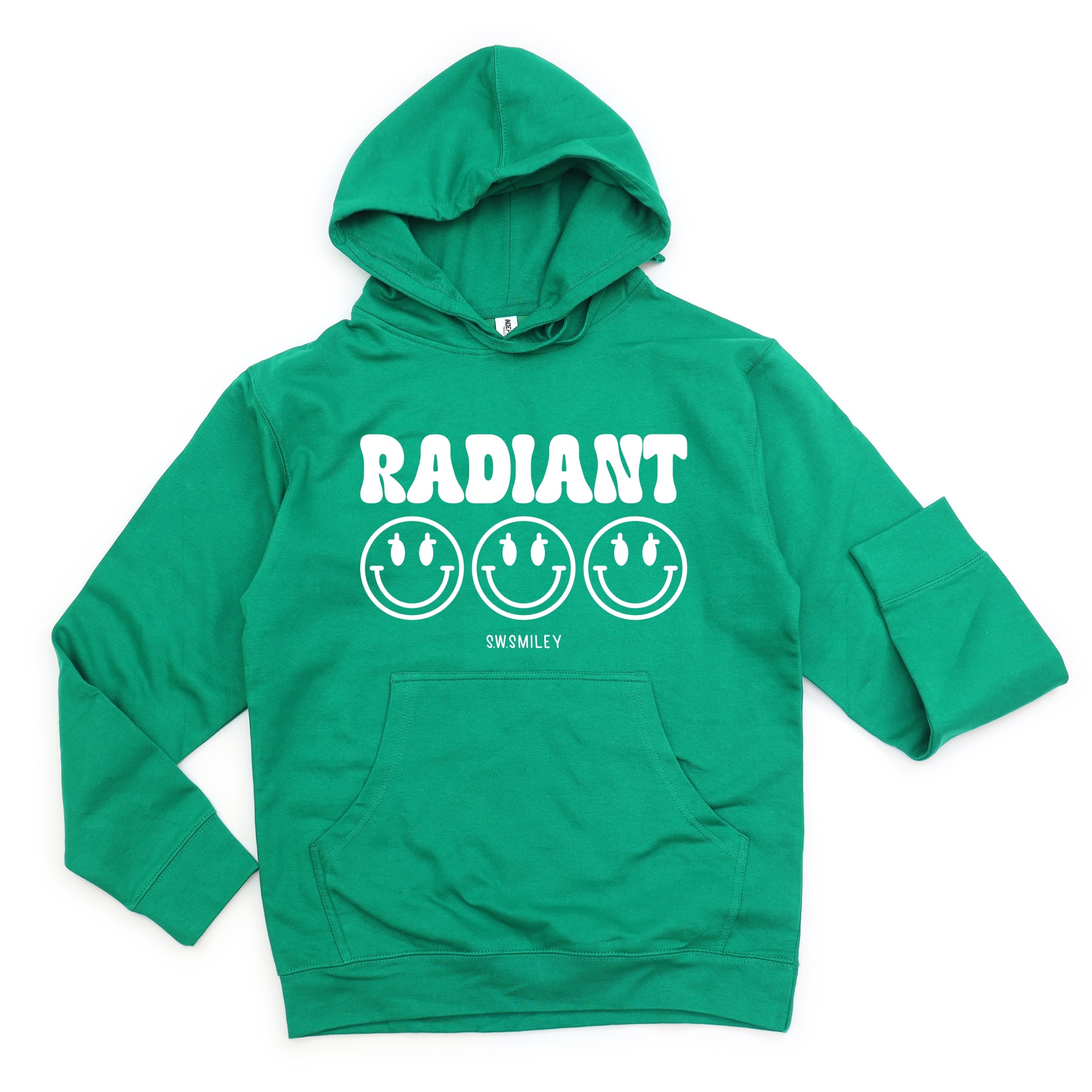 S.W.Smiley Radiant Groovy Outline - Women's Graphic Hoodie