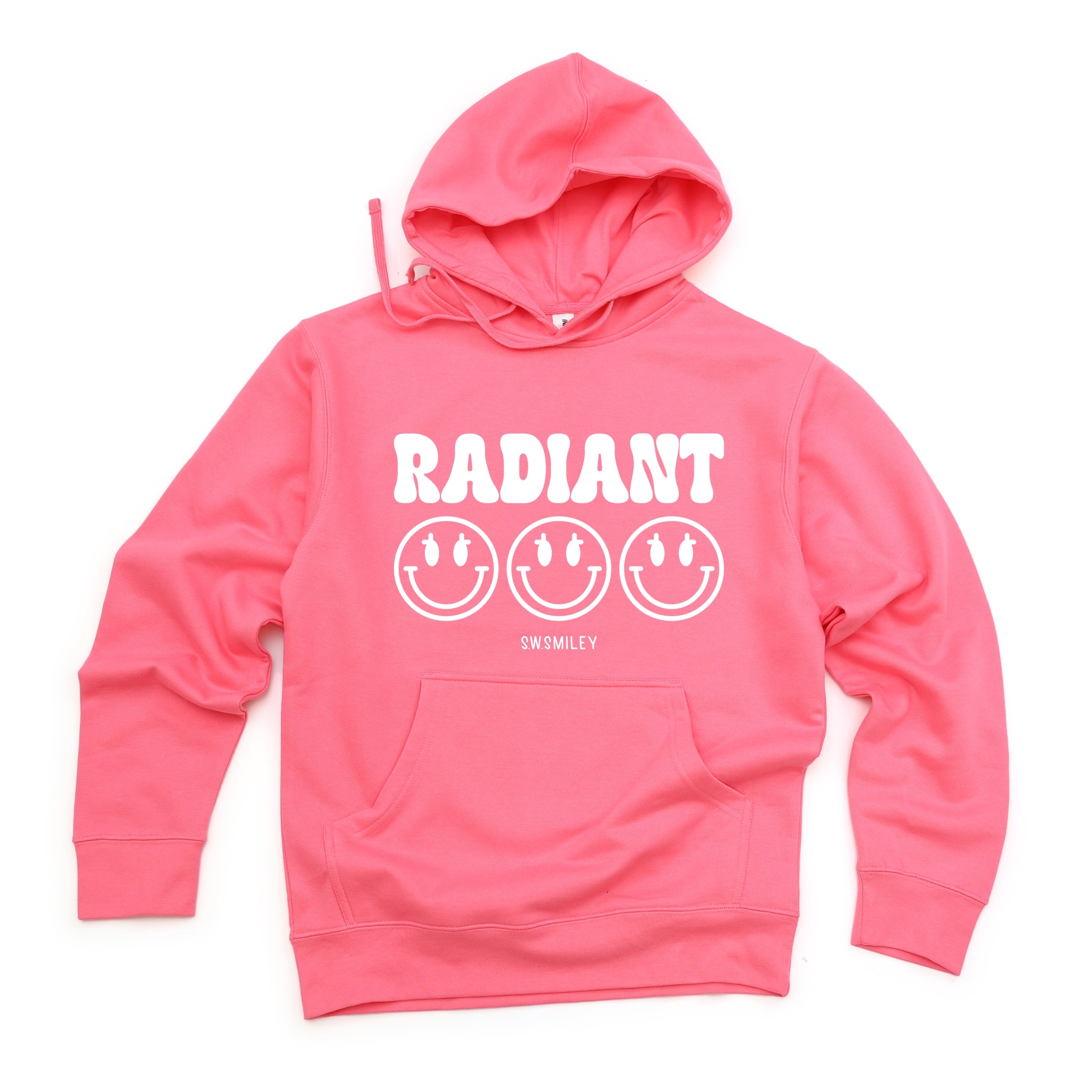 S.W.Smiley Radiant Groovy Outline - Women's Graphic Hoodie