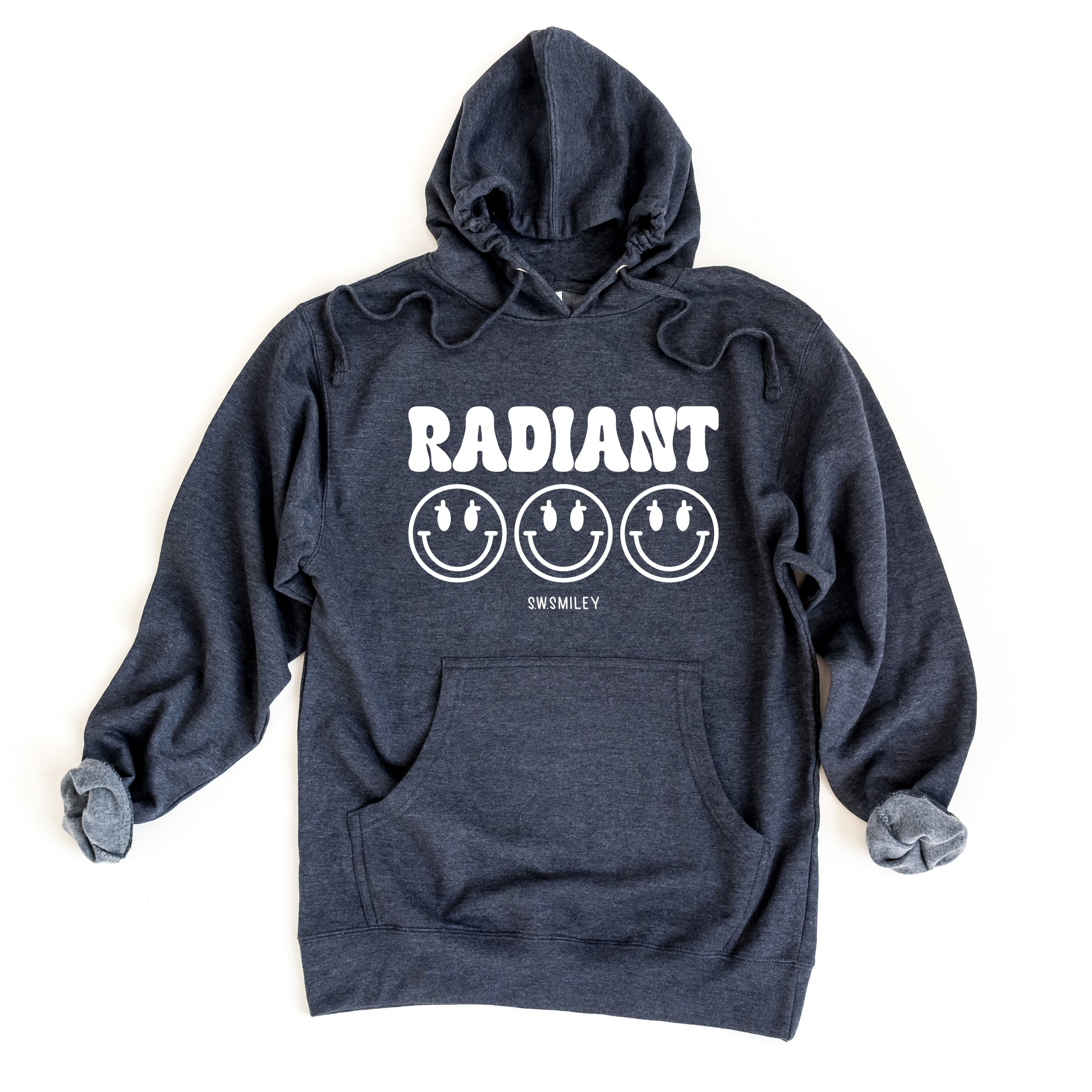 S.W.Smiley Radiant Groovy Outline - Women's Graphic Hoodie