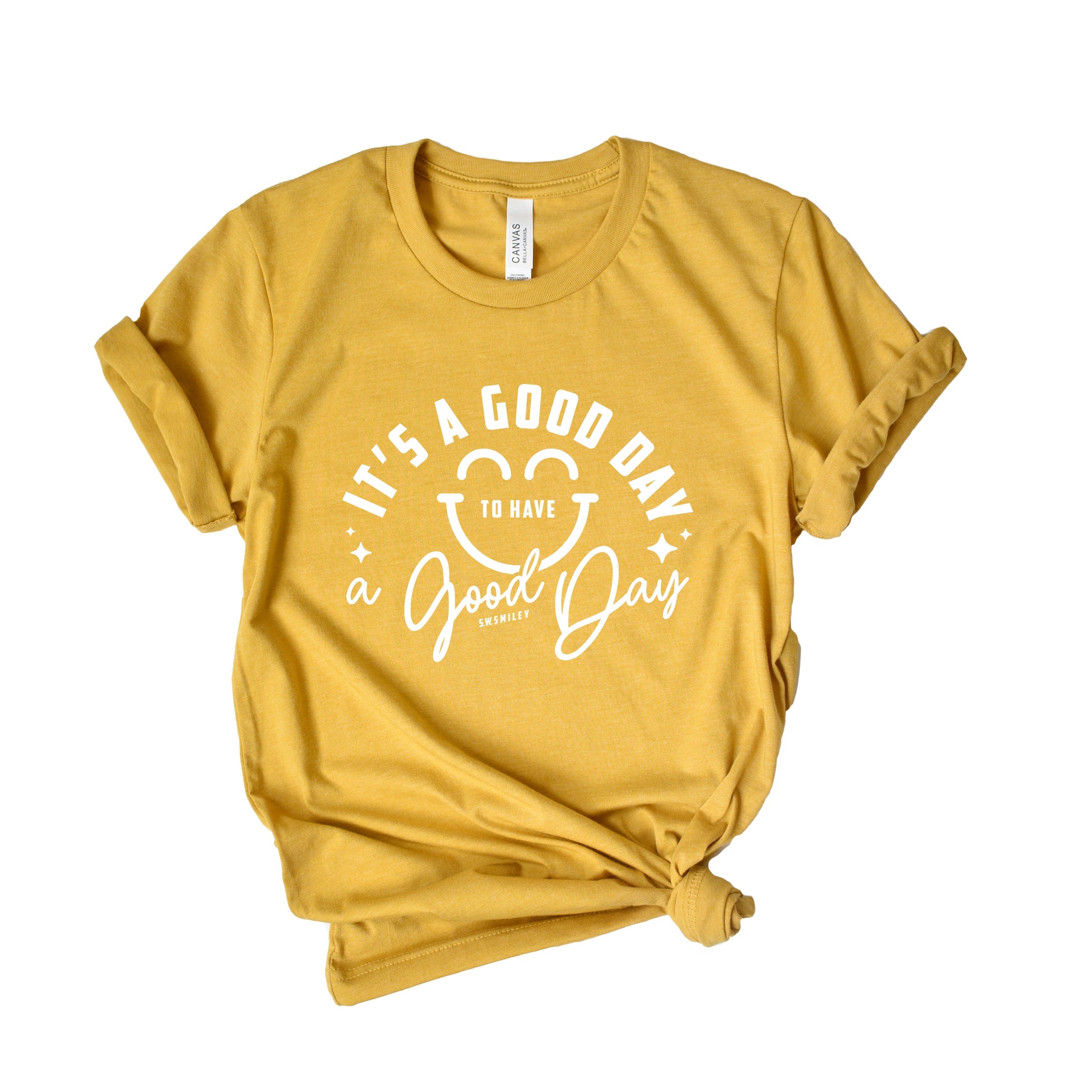S.W.Smiley It's A Good Day To Have A Good Day - Women's Short Sleeve Graphic T-Shirt