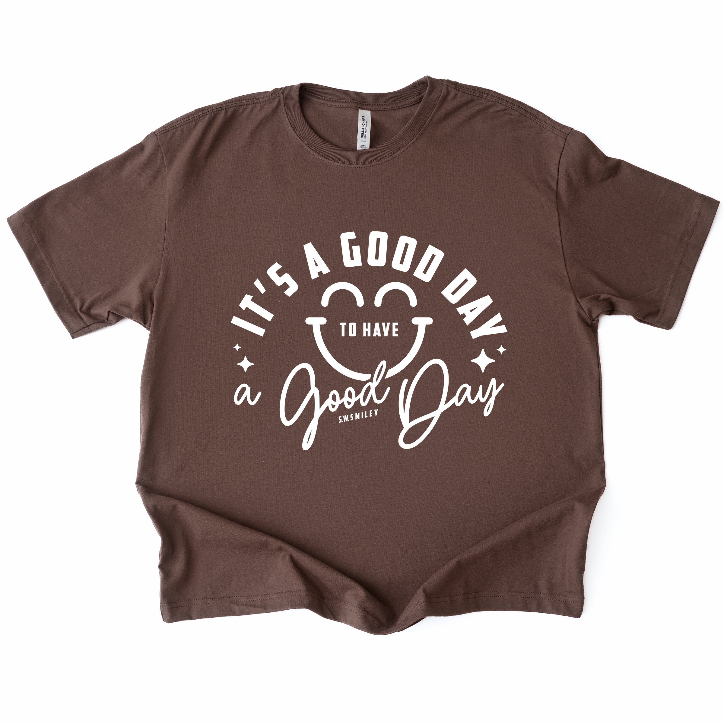 S.W.Smiley It's A Good Day To Have A Good Day - Women's Heavyweight Graphic T-Shirt