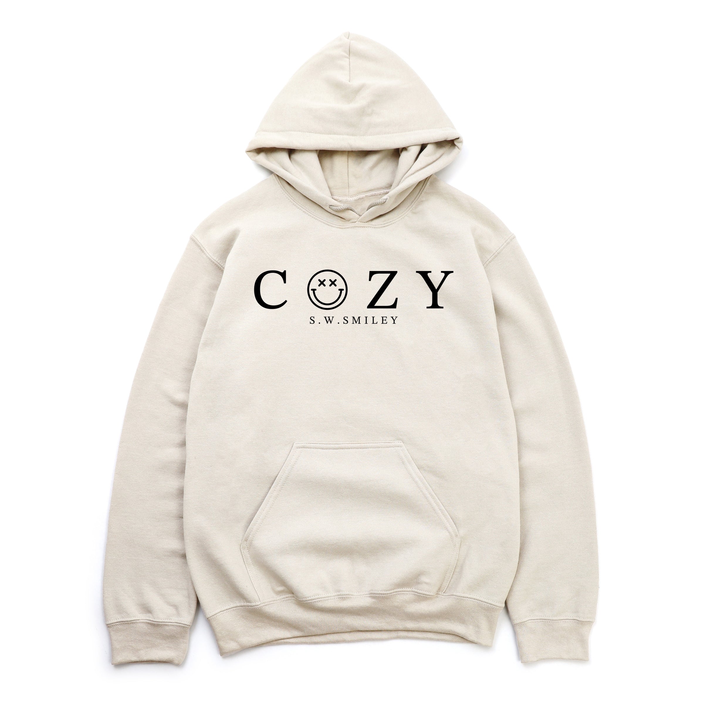 S.W.Smiley Cozy Outline - Women's Graphic Hoodie