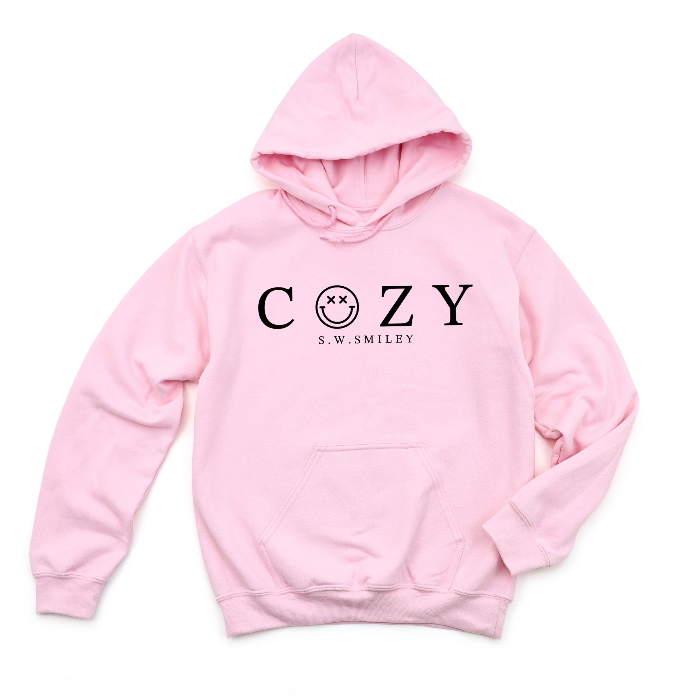 S.W.Smiley Cozy Outline - Women's Graphic Hoodie