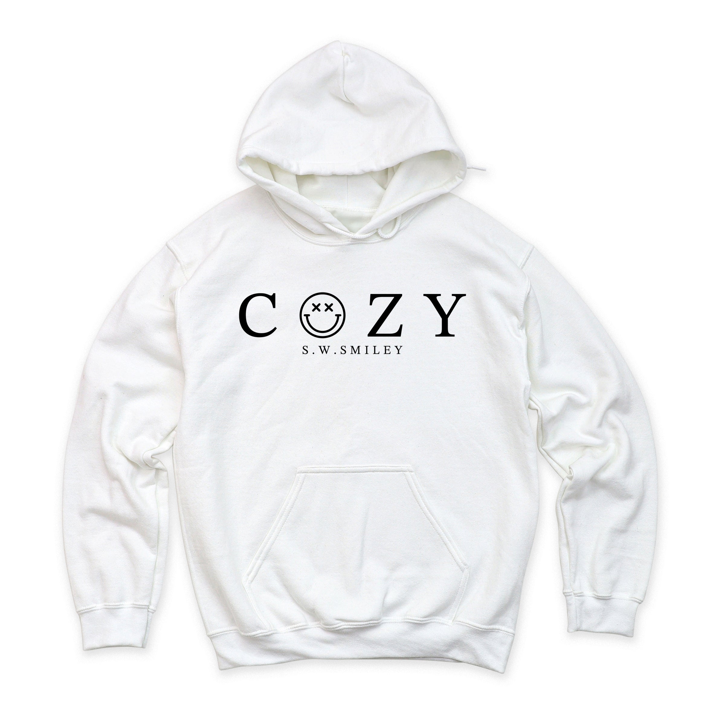 S.W.Smiley Cozy Outline - Women's Graphic Hoodie