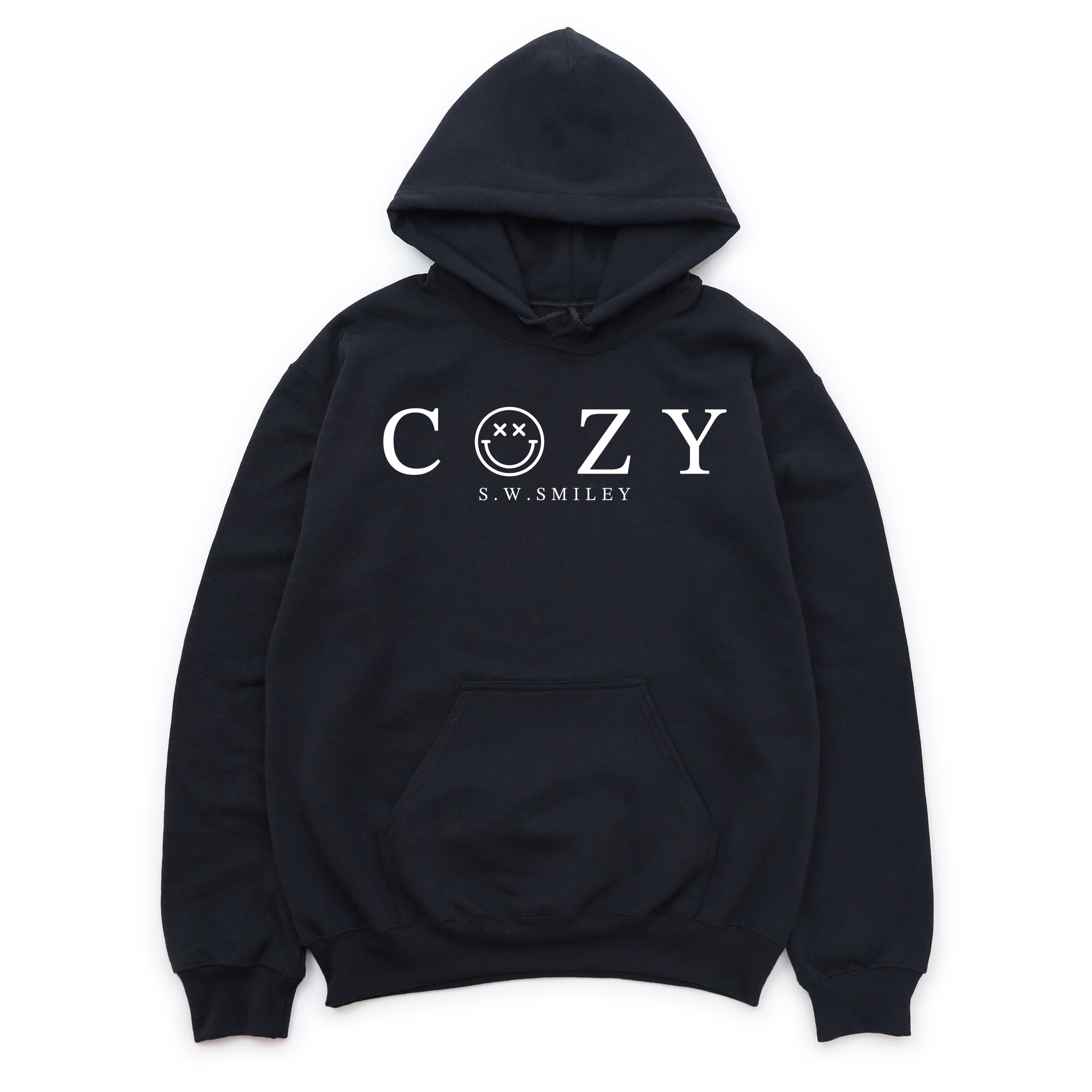 S.W.Smiley Cozy Outline - Women's Graphic Hoodie