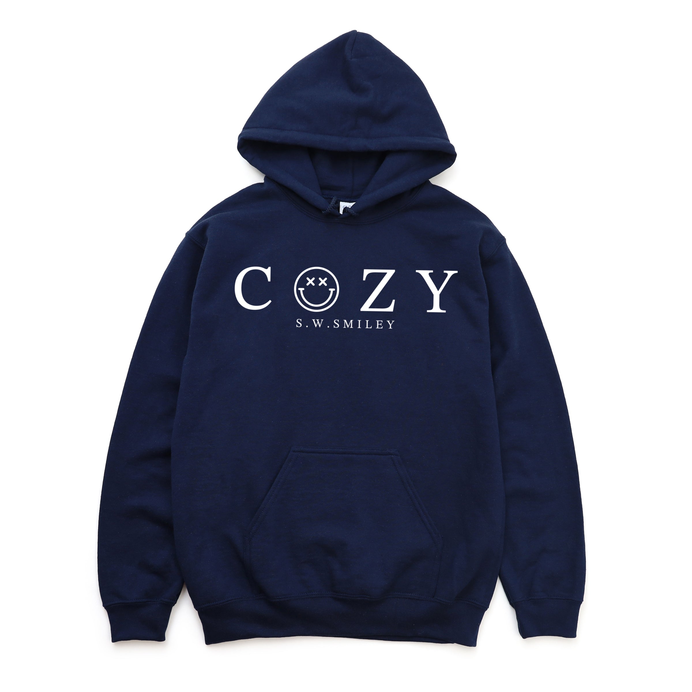 S.W.Smiley Cozy Outline - Women's Graphic Hoodie