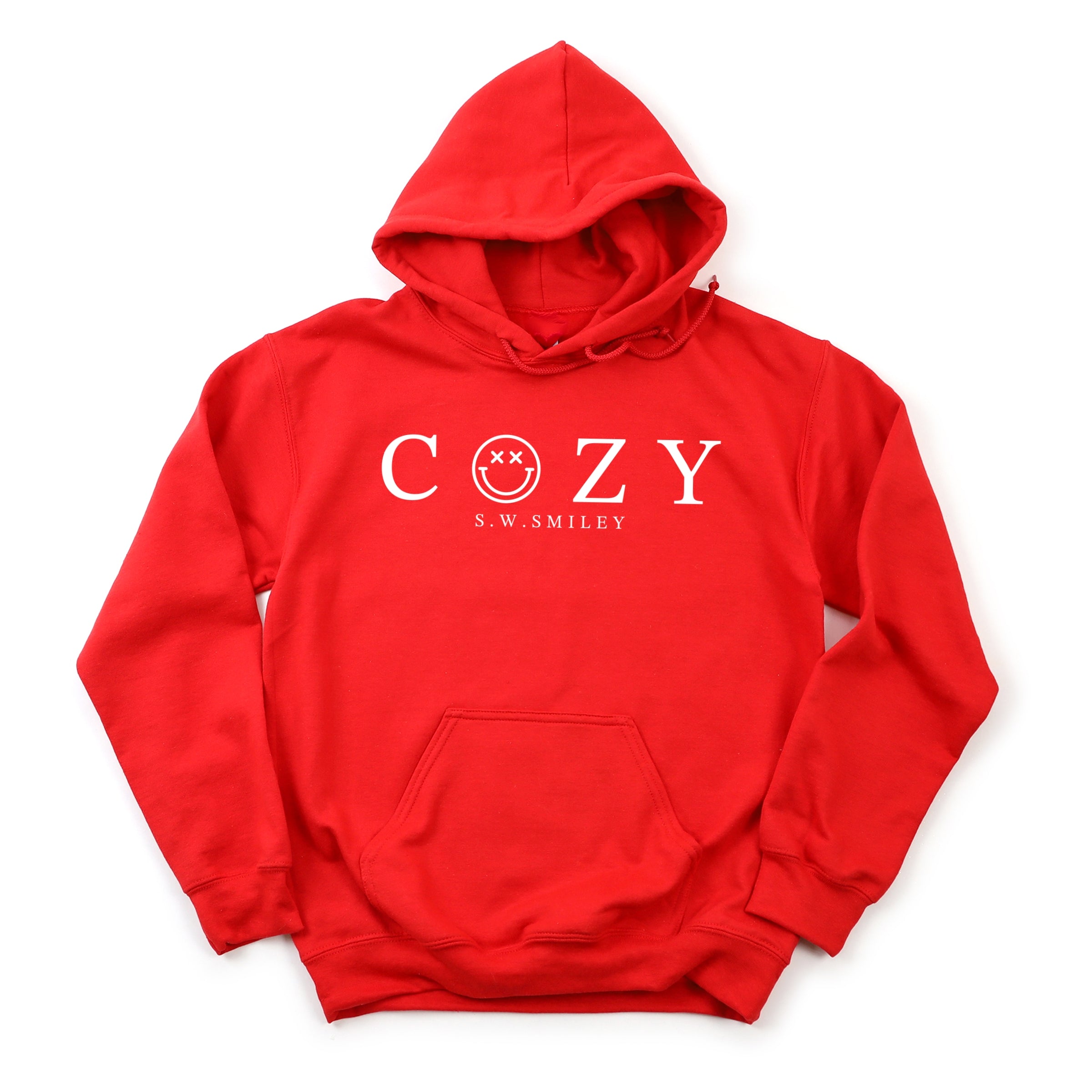 S.W.Smiley Cozy Outline - Women's Graphic Hoodie
