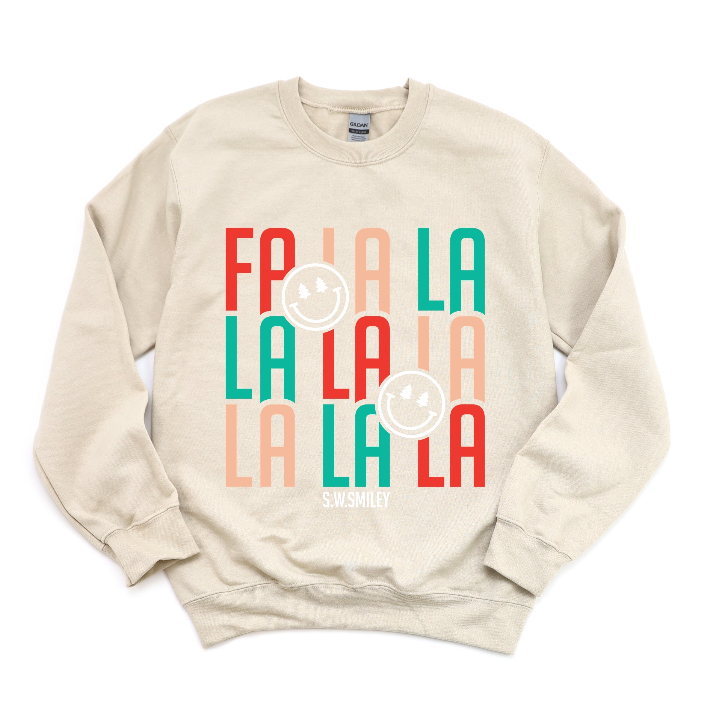 S.W.Smiley Fa La La -  Womens Sweatshirt