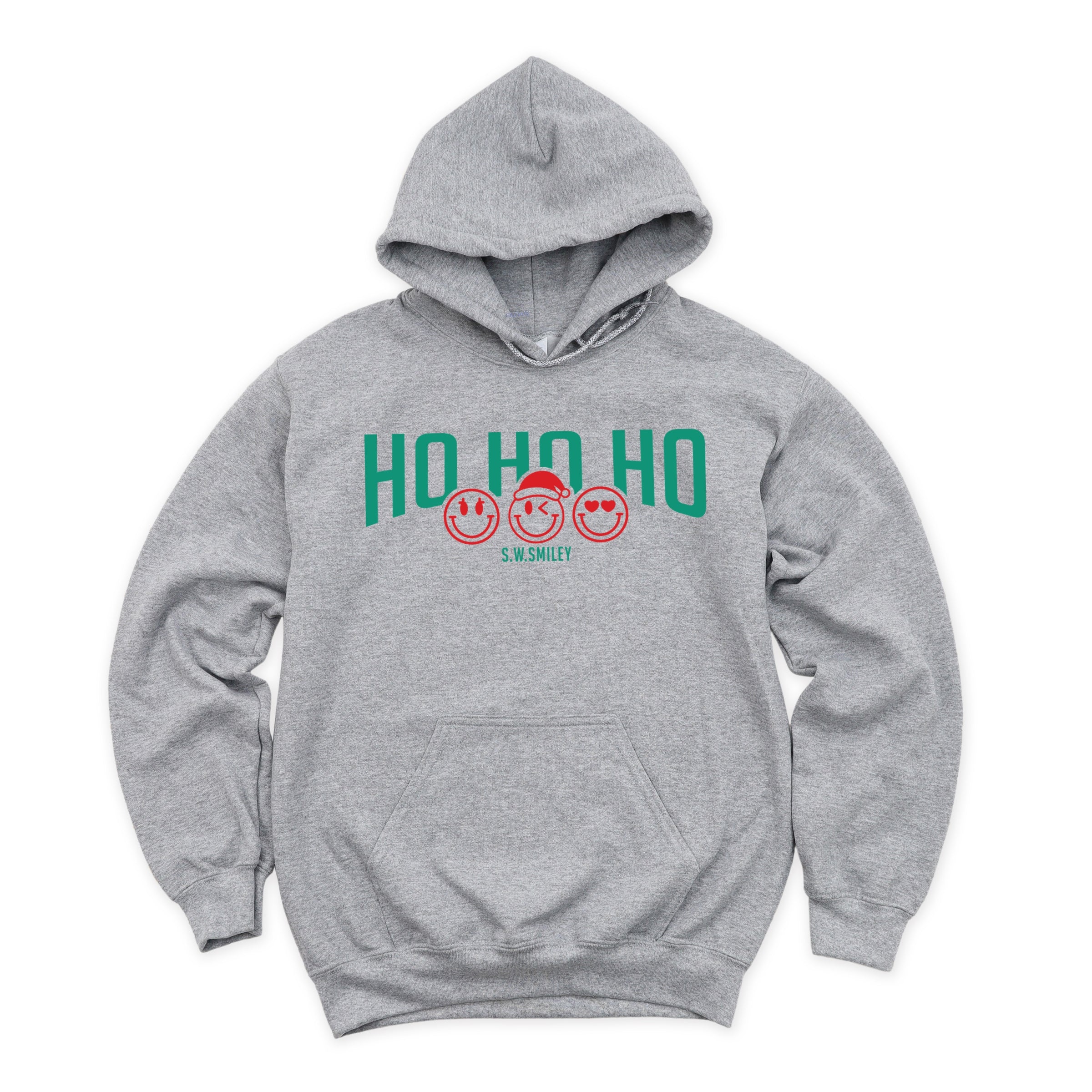 S.W.Smiley Varsity Ho Ho Ho - Womens Hoodie