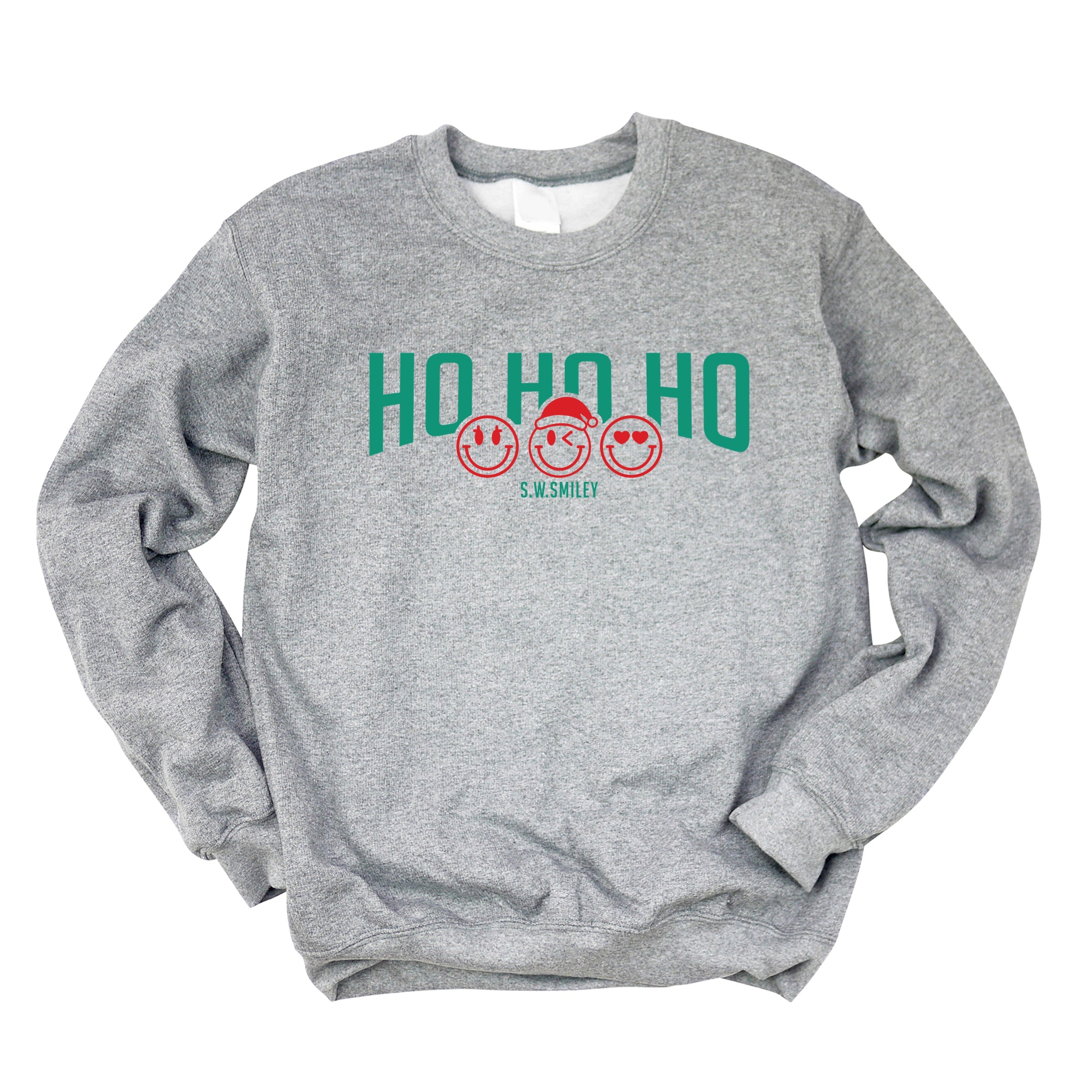 S.W.Smiley Varsity Ho Ho Ho -  Womens Sweatshirt