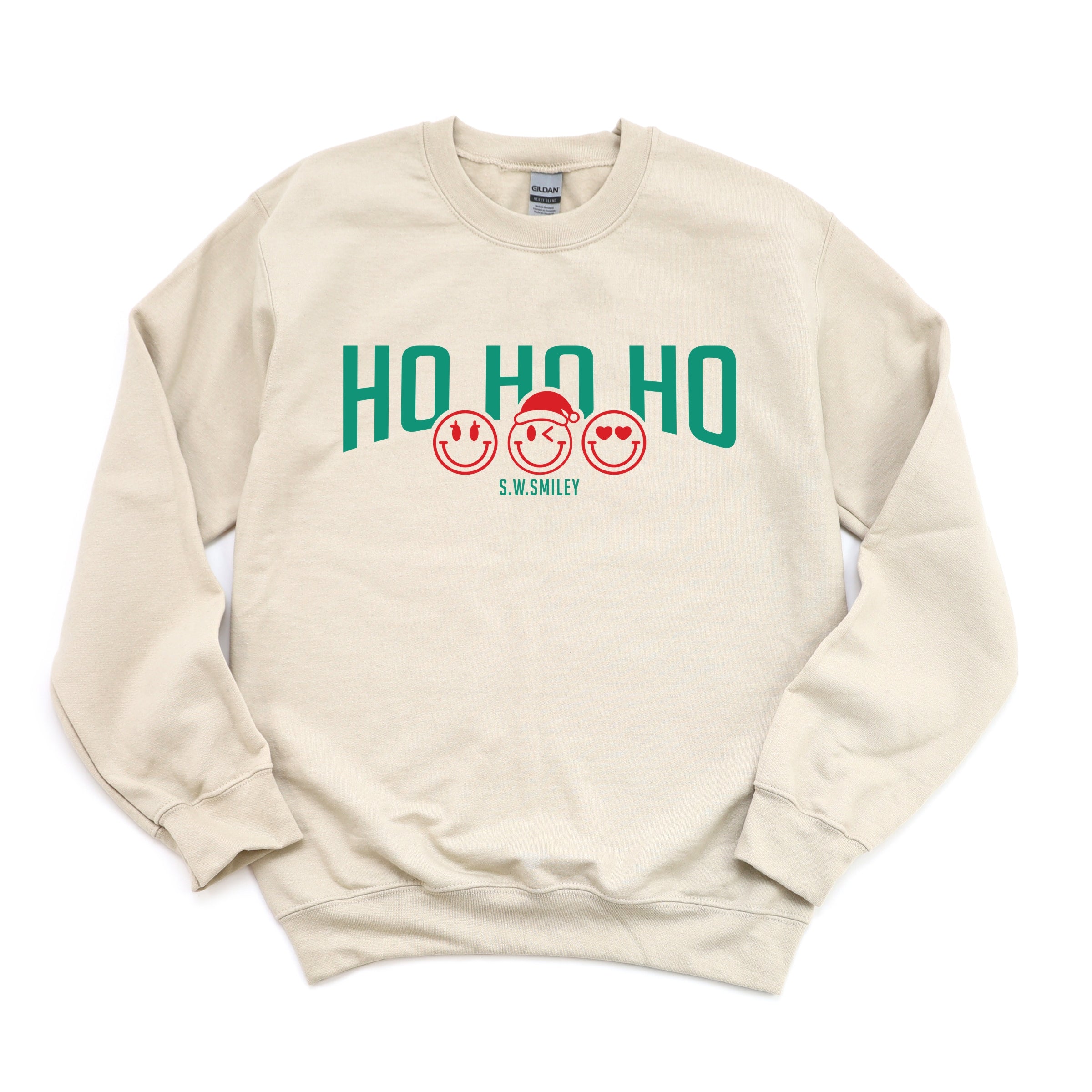 S.W.Smiley Varsity Ho Ho Ho -  Womens Sweatshirt