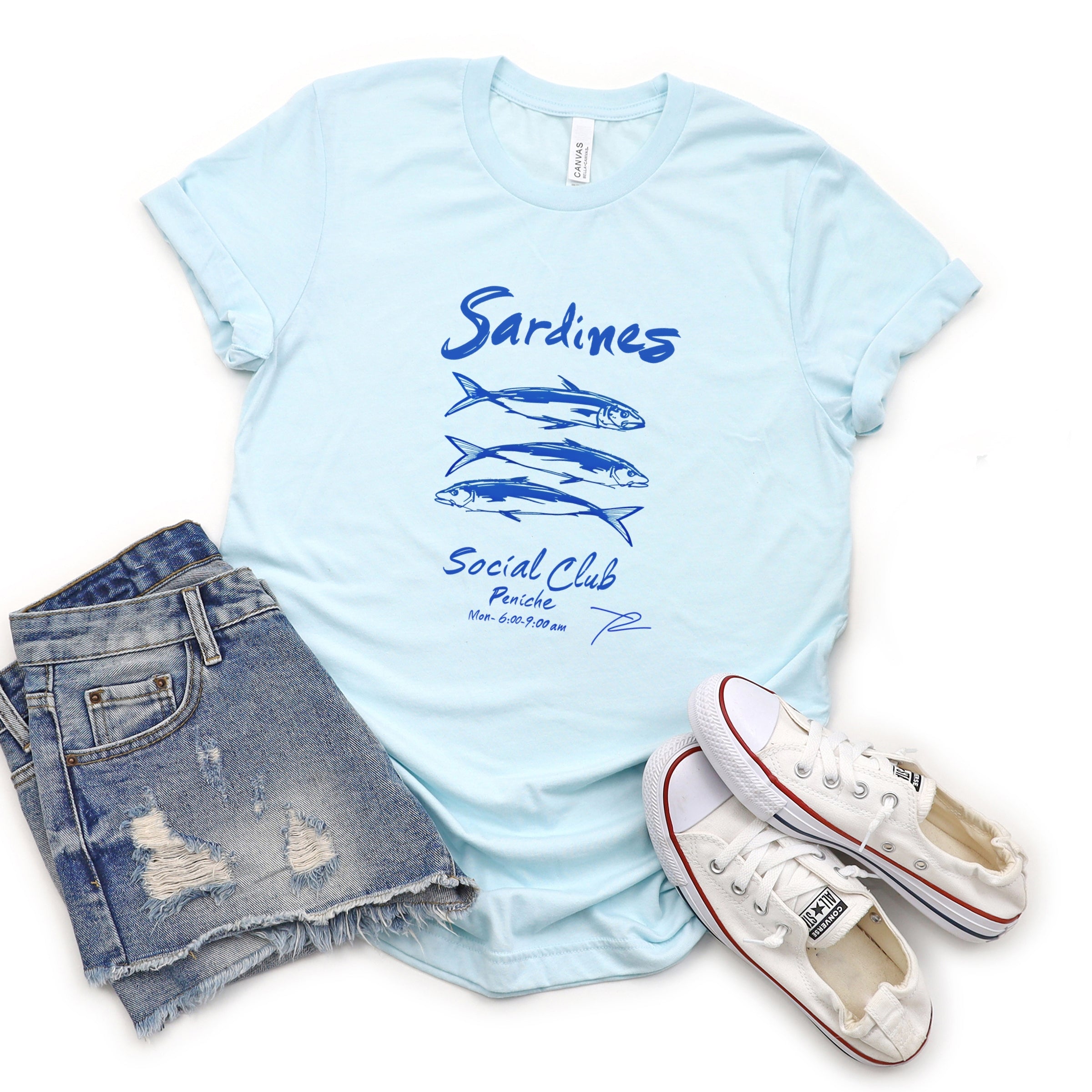 Sardines Social Club - Short Sleeve Tee