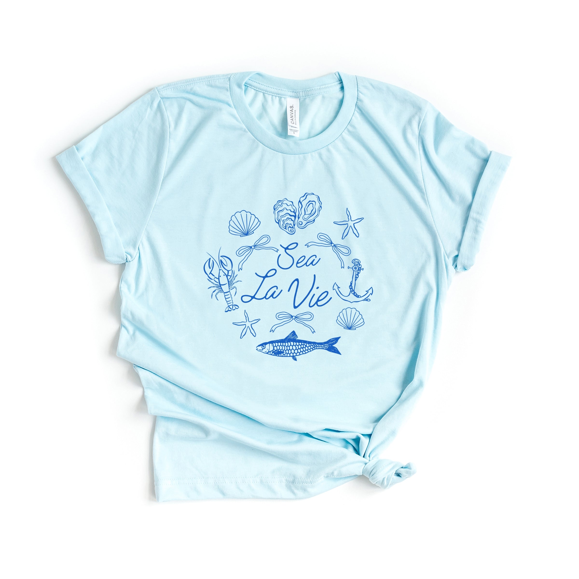 Sea La Vie Collage - Womens Short Sleeve Tee