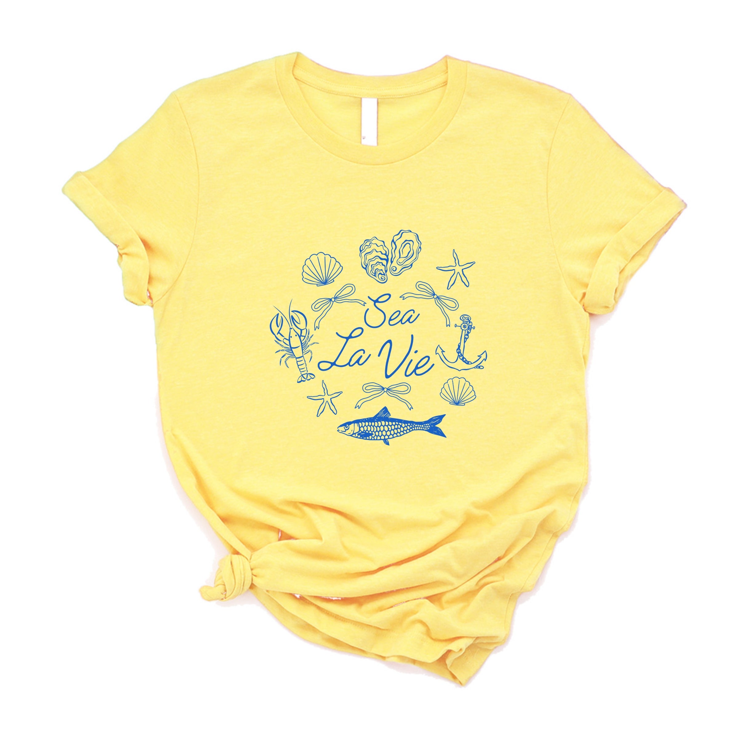 Sea La Vie Collage - Womens Short Sleeve Tee