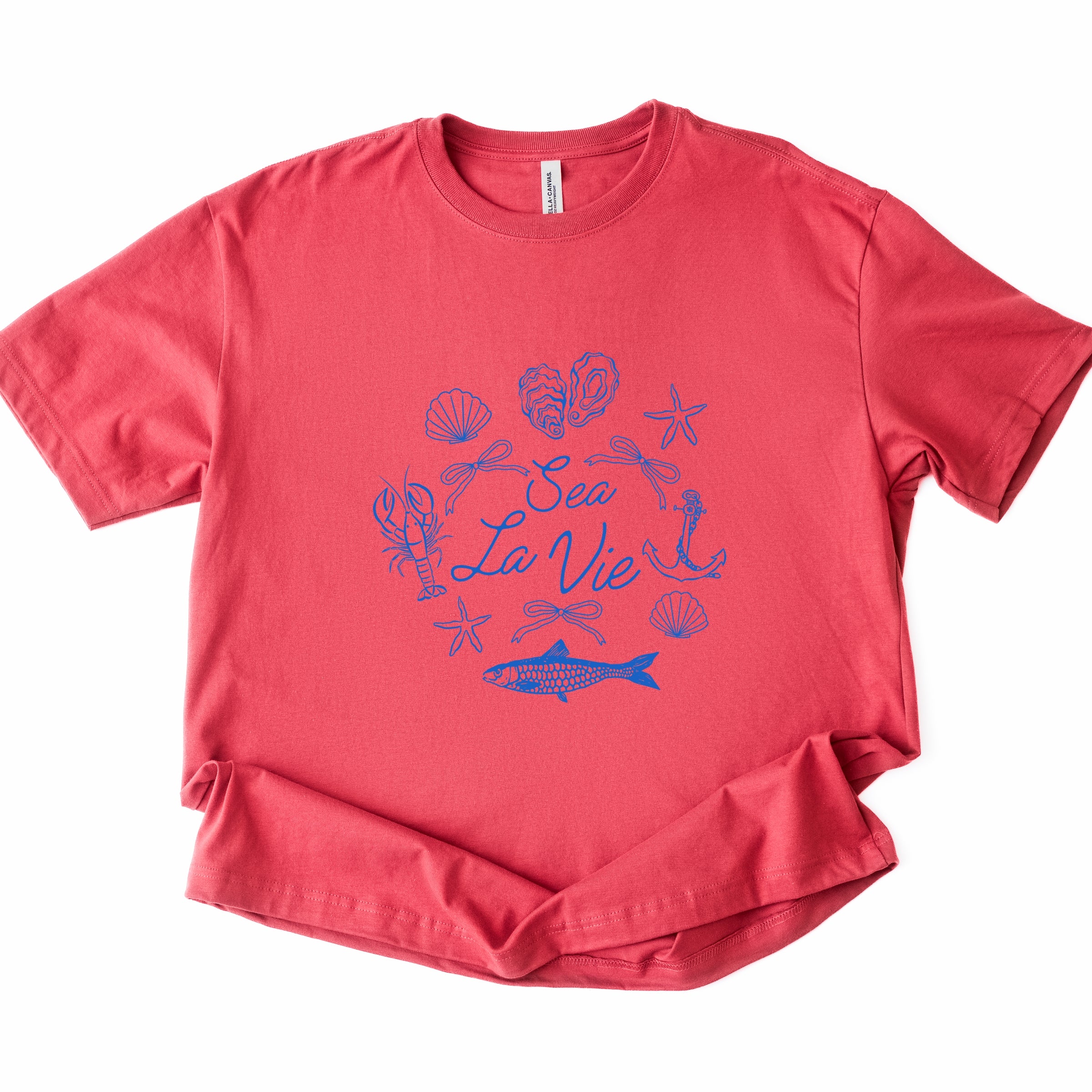 Sea La Vie Collage - Womens Heavyweight Tee