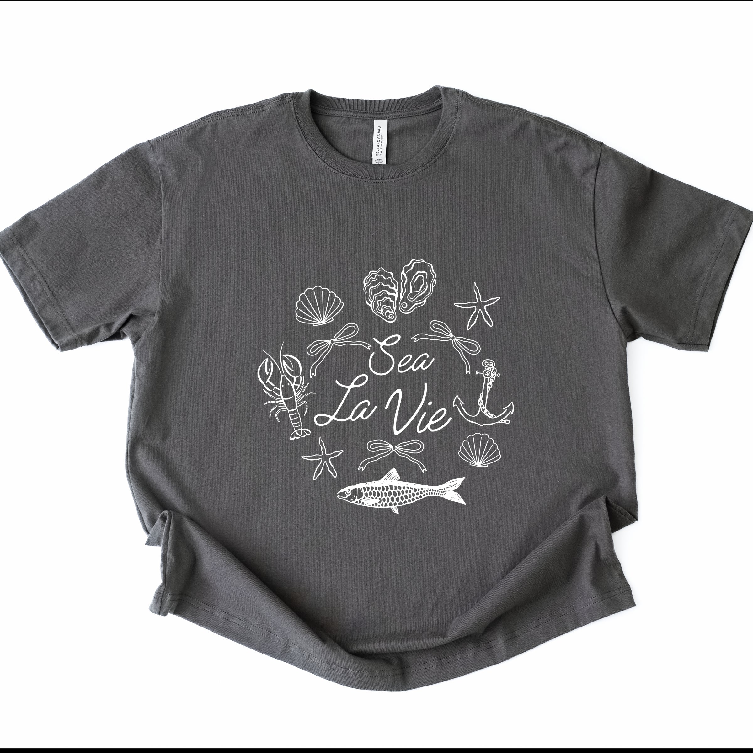 Sea La Vie Collage - Women's Heavyweight Graphic T-Shirt