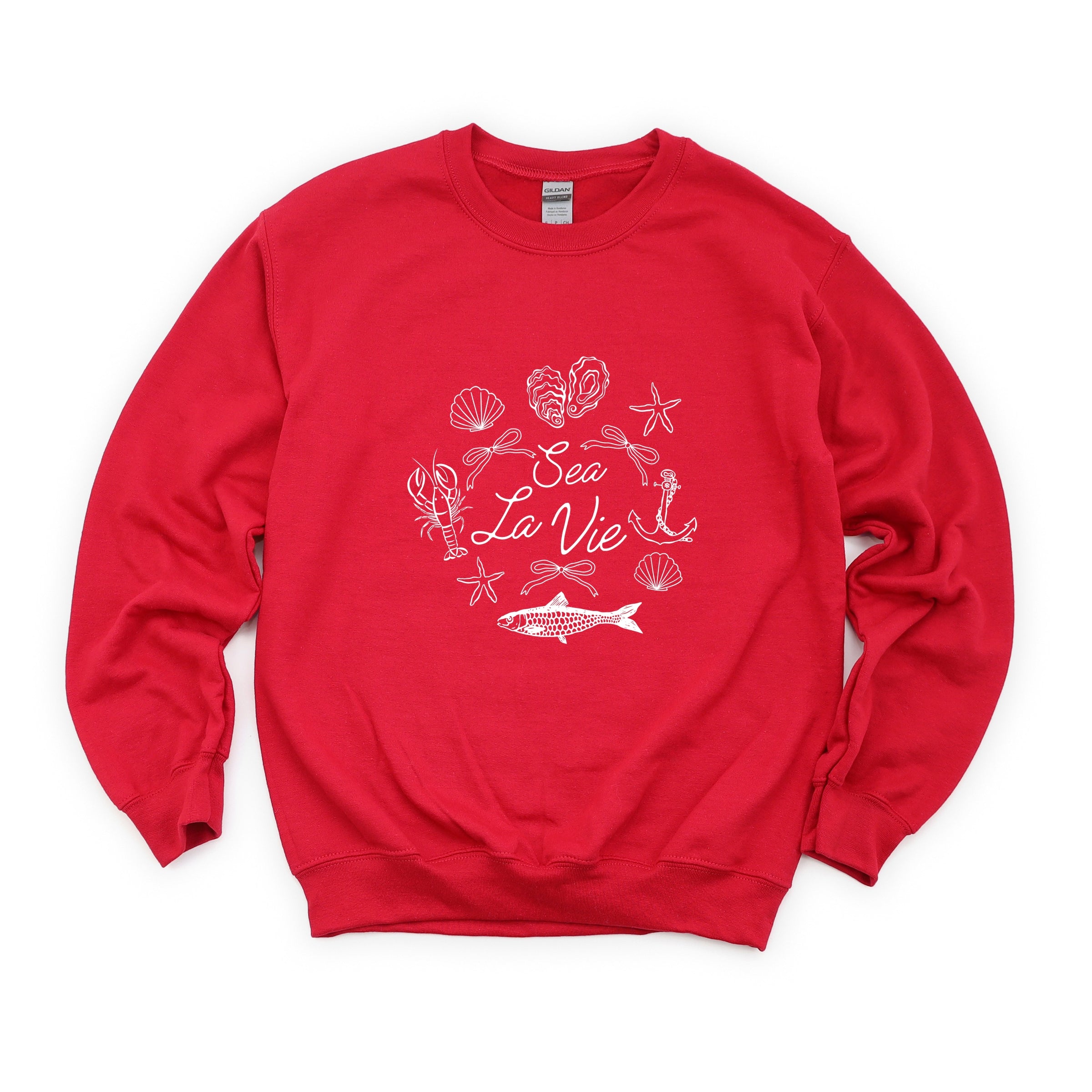 Sea La Vie Collage - Women's Graphic Sweatshirt