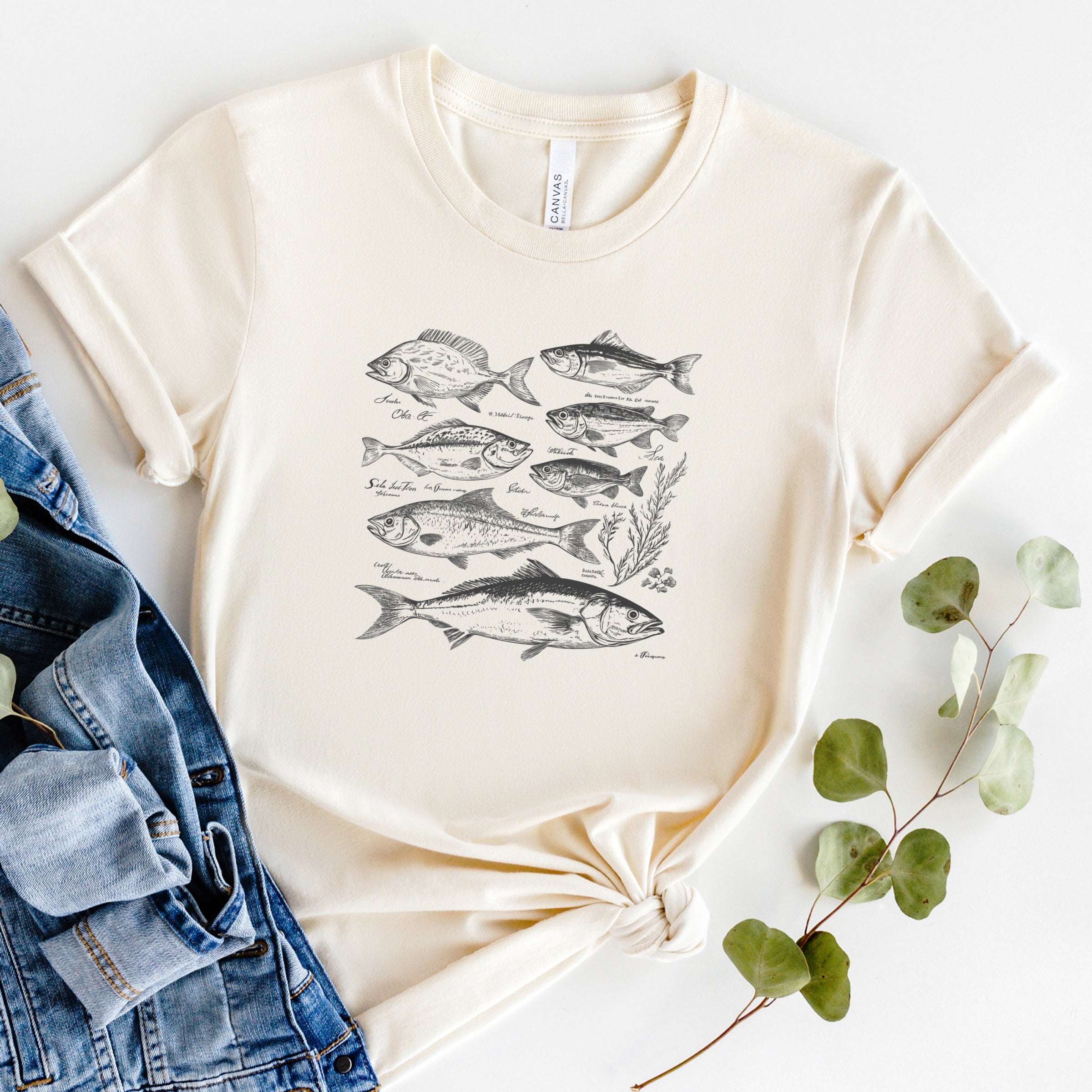 Vintage Fish - Women's Short Sleeve Graphic T-Shirt
