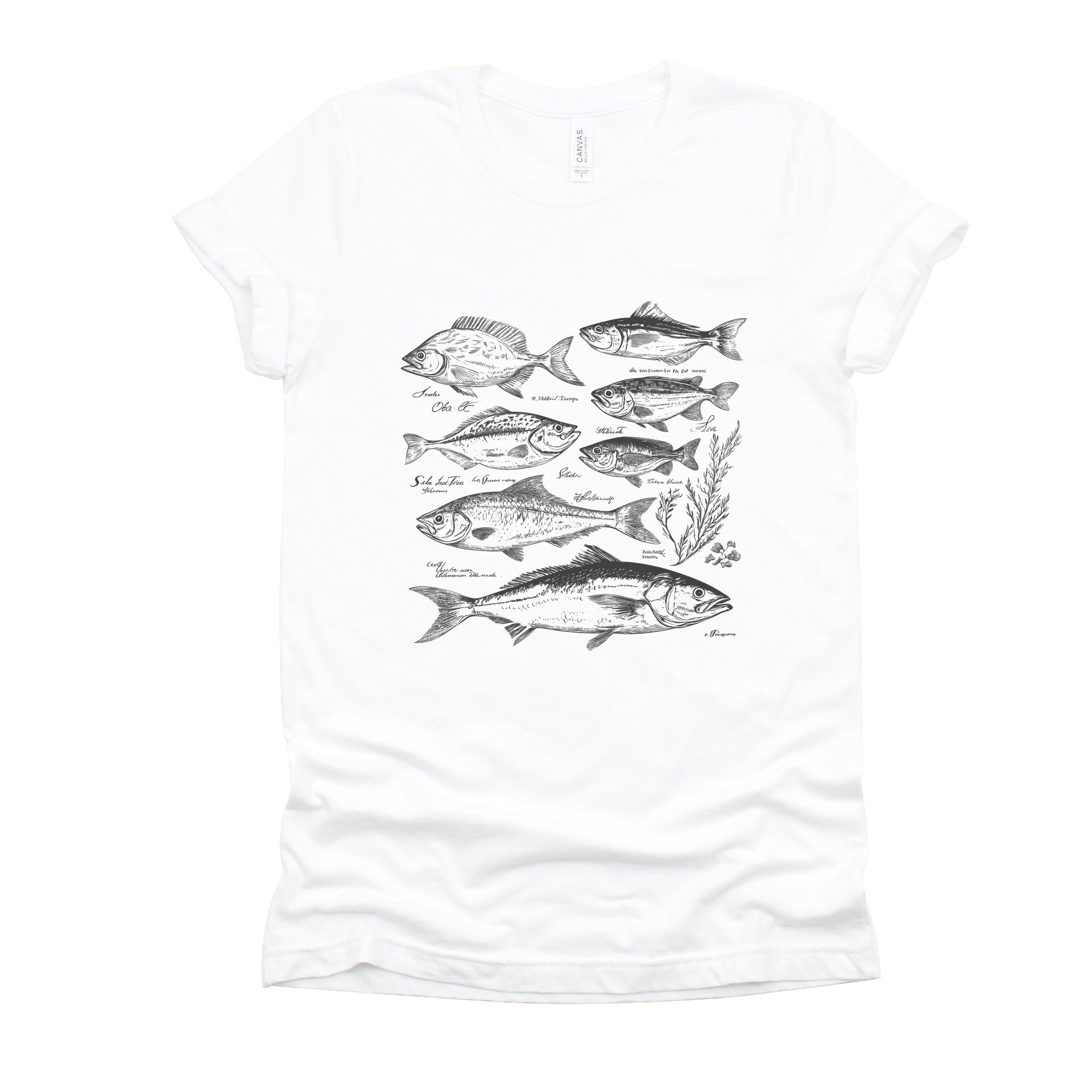 Vintage Fish - Women's Short Sleeve Graphic T-Shirt